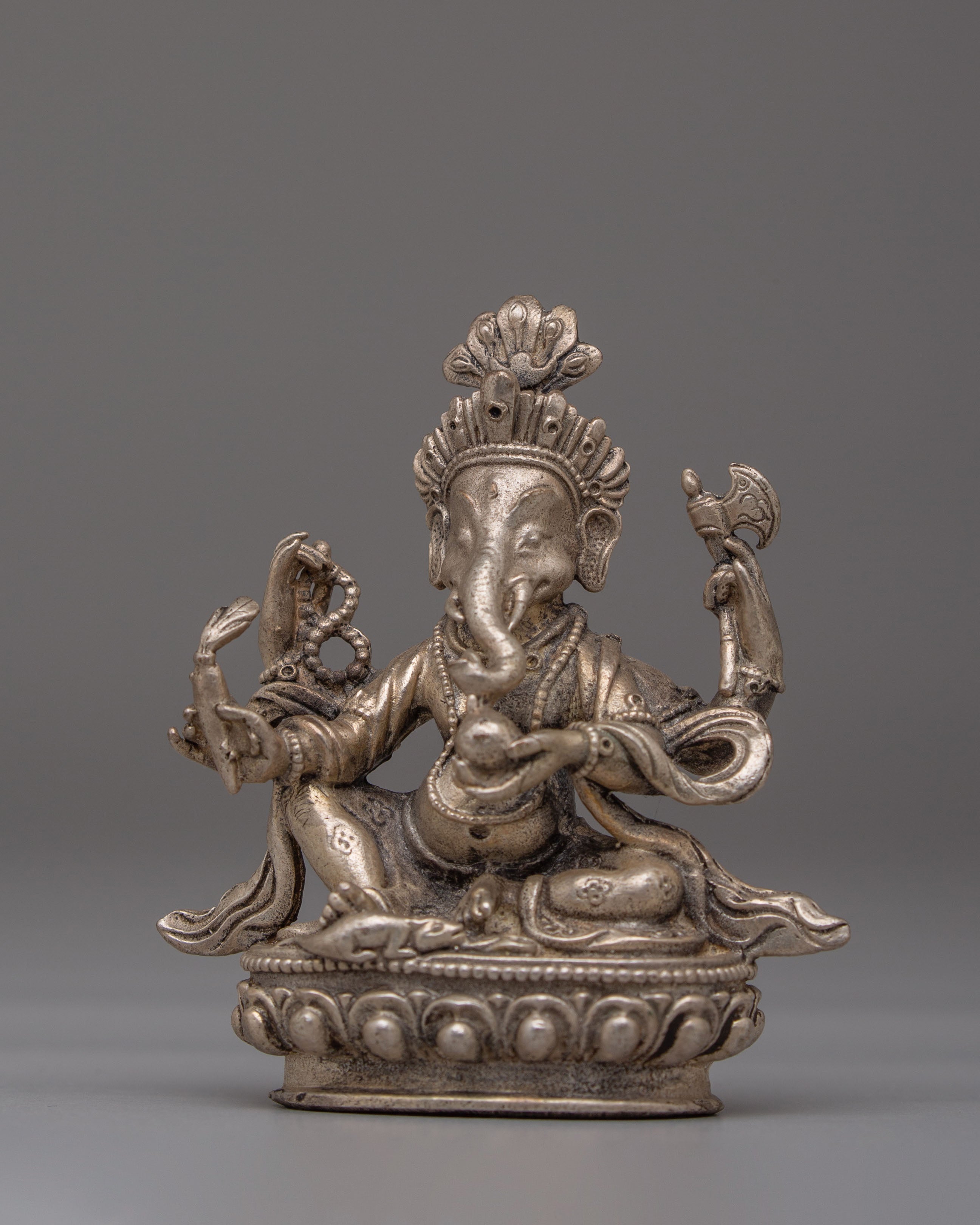 Handcrafted Sacred Ganesha Statue | Hindu God of Wisdom