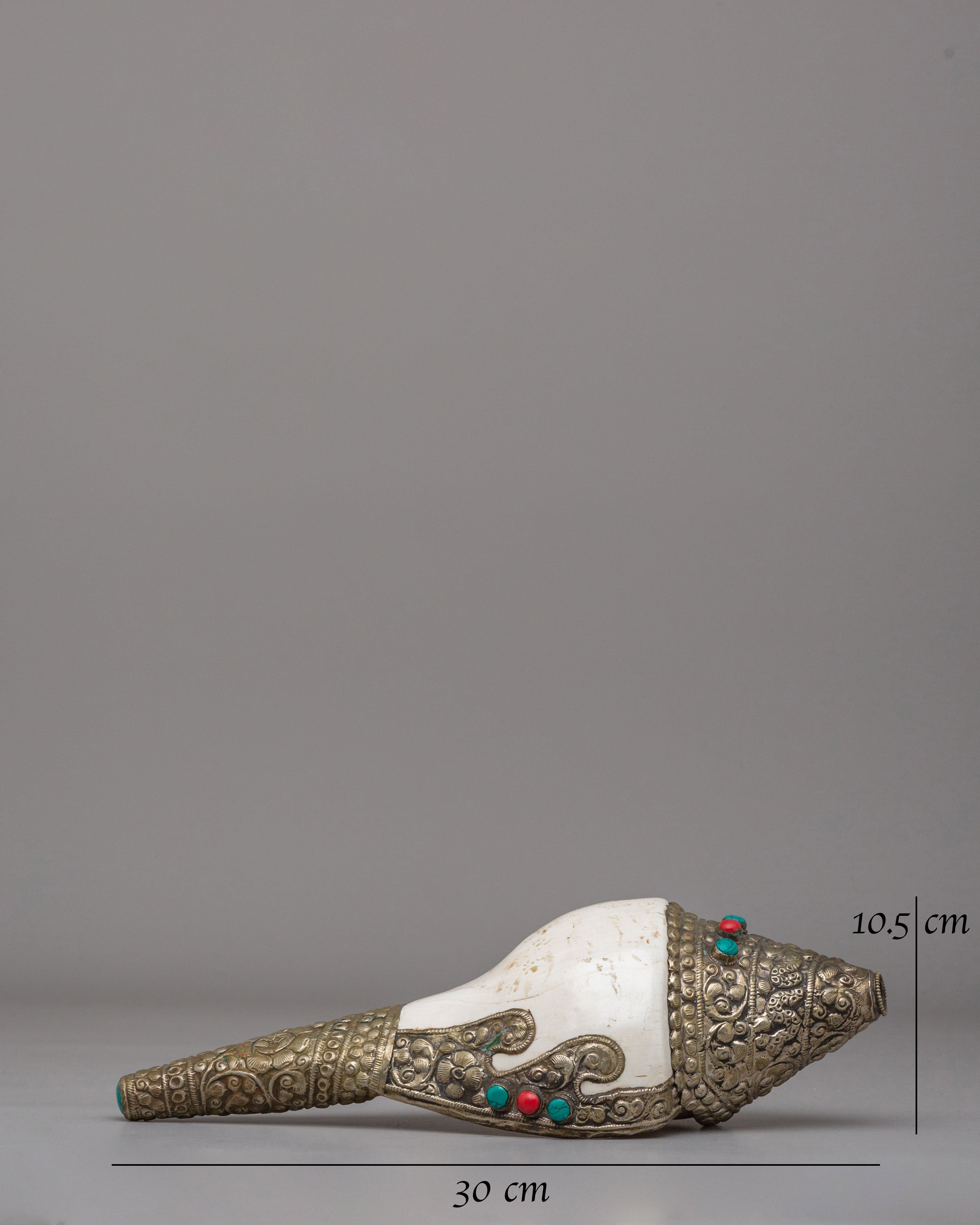 Handmade Decorative Shankha Conch | Ritual Shell for Altar and Home Decor