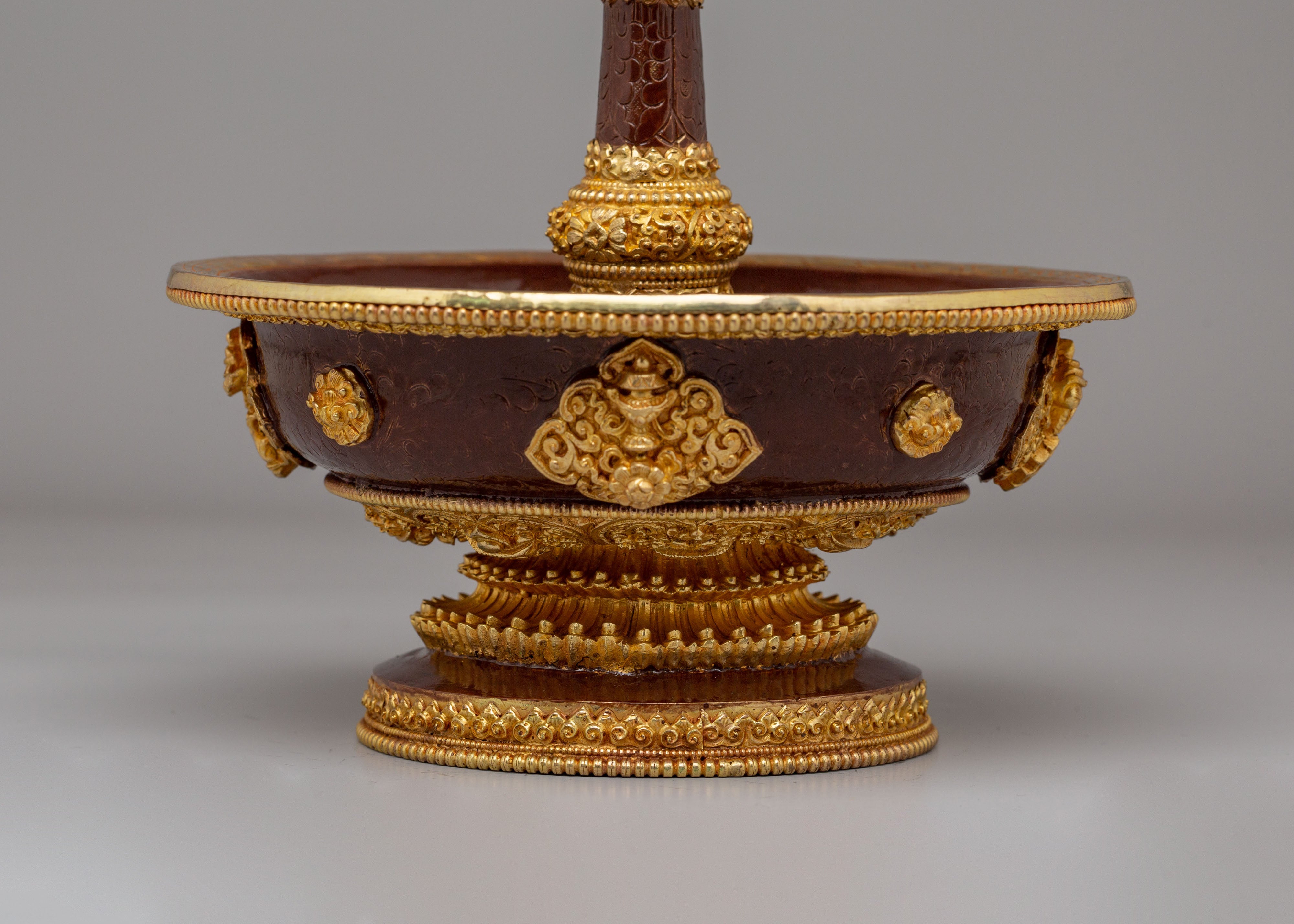 Tibetan Serkyem Set for Ritual Use | Buddhist Offering Bowl