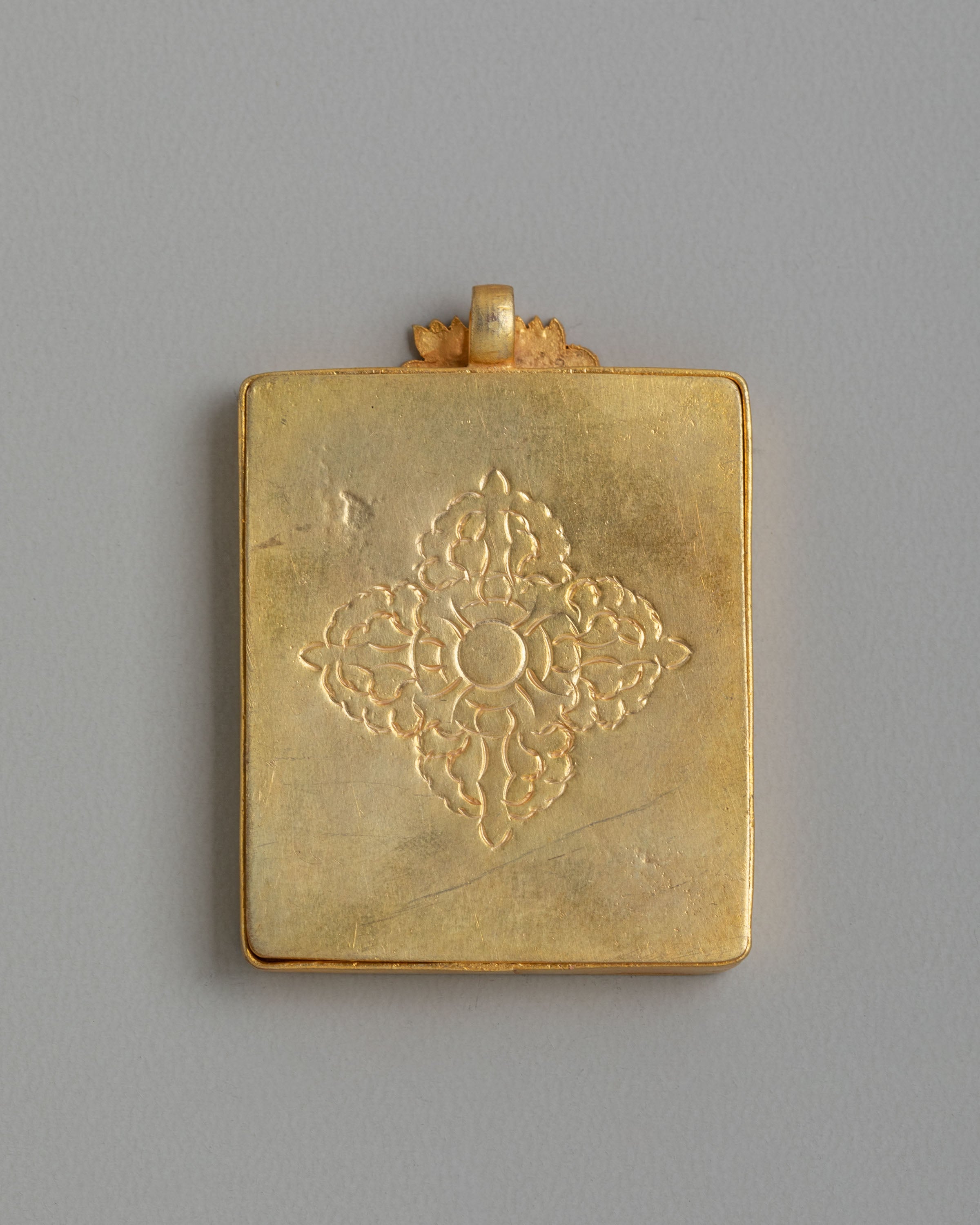 Spiritual Dzambhala Locket | Tibetan Wealth Deity Amulet