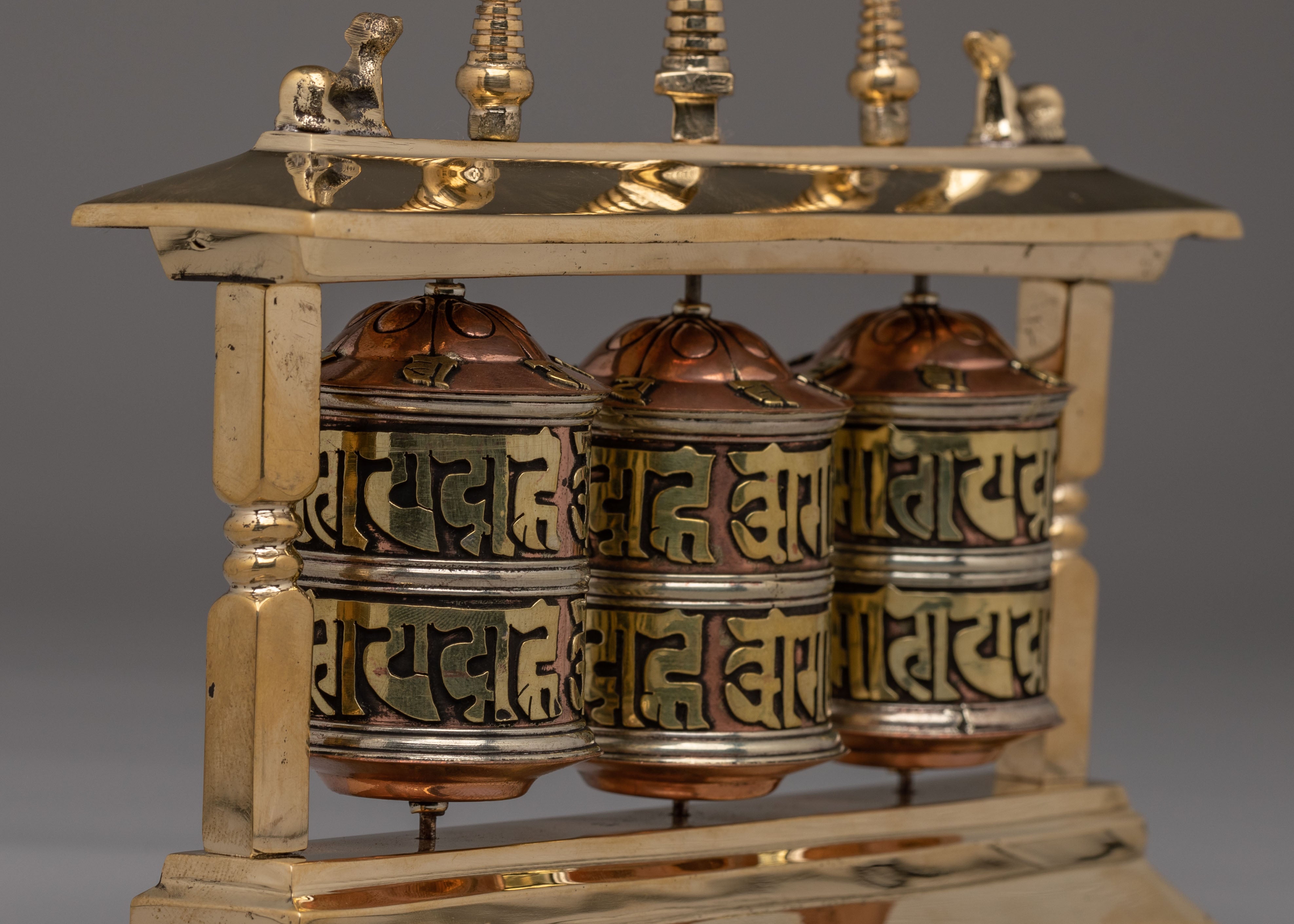 Spiritual Prayer Wheel for Altar | Mantra Spinner for Meditation and Blessings