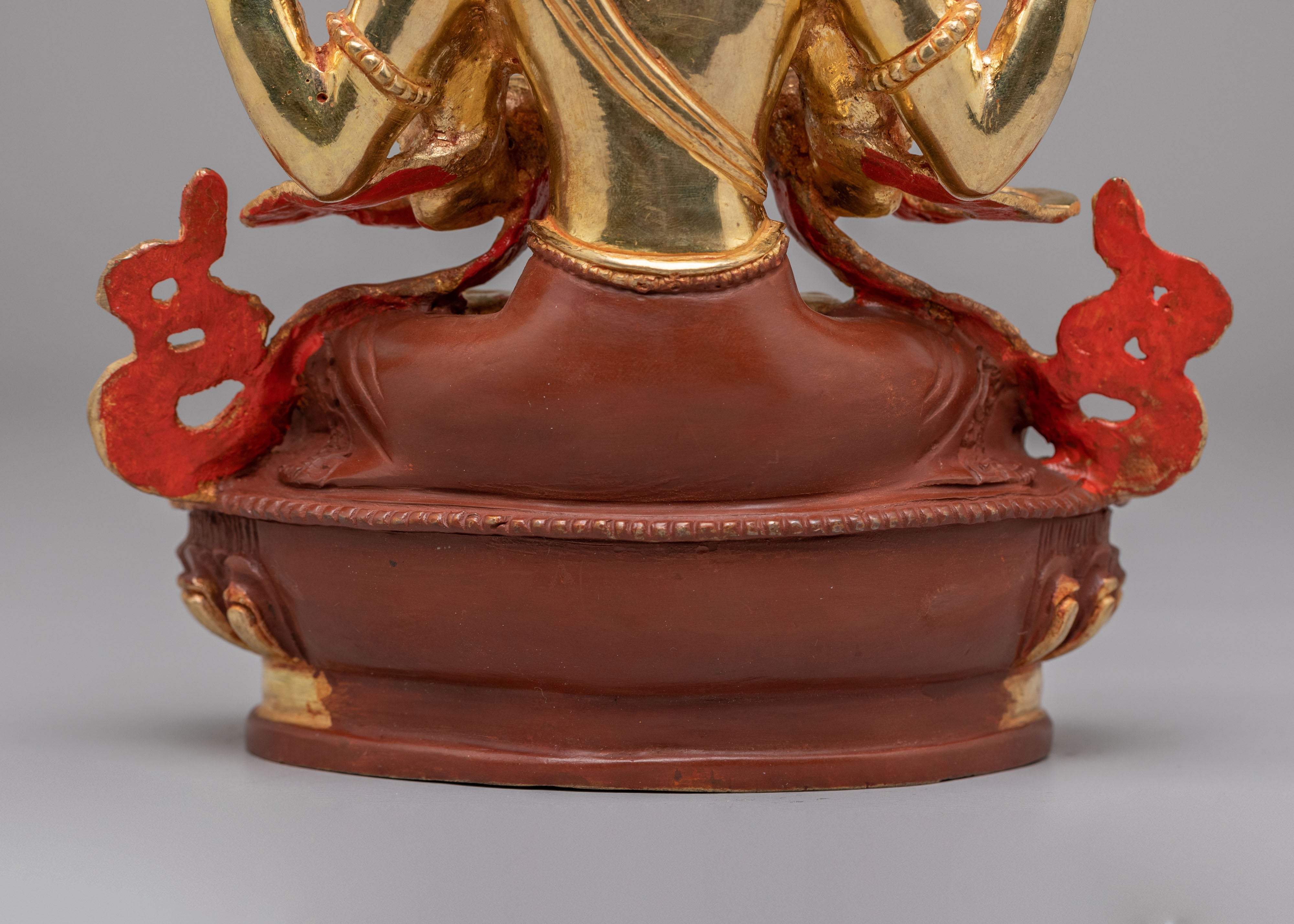 Spiritual Compassion Chenrezig Statue | Tibetan Bodhisattva of Compassion