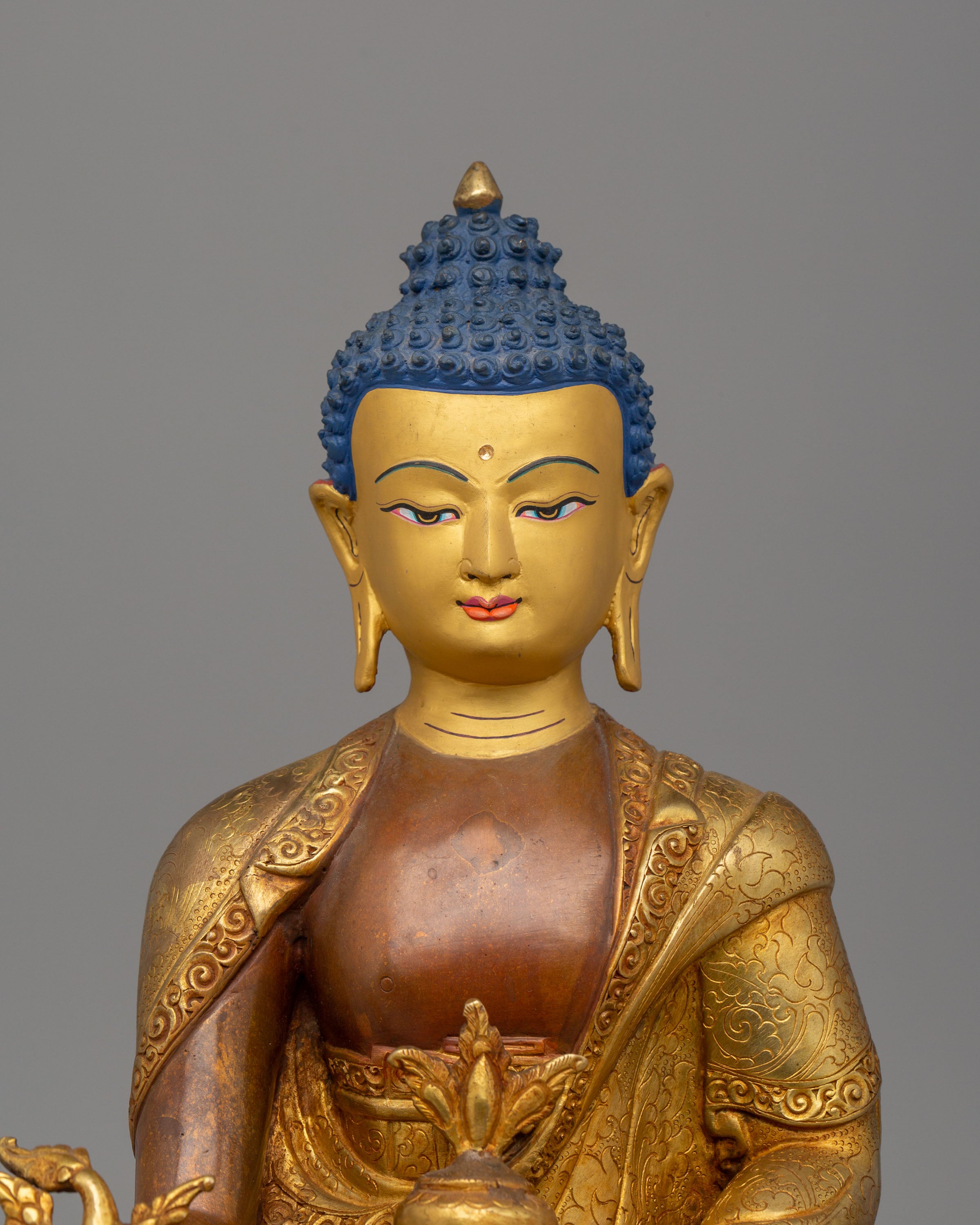 Sacred Himalayan Healing Buddha Statue | Medicine Buddha Figurine