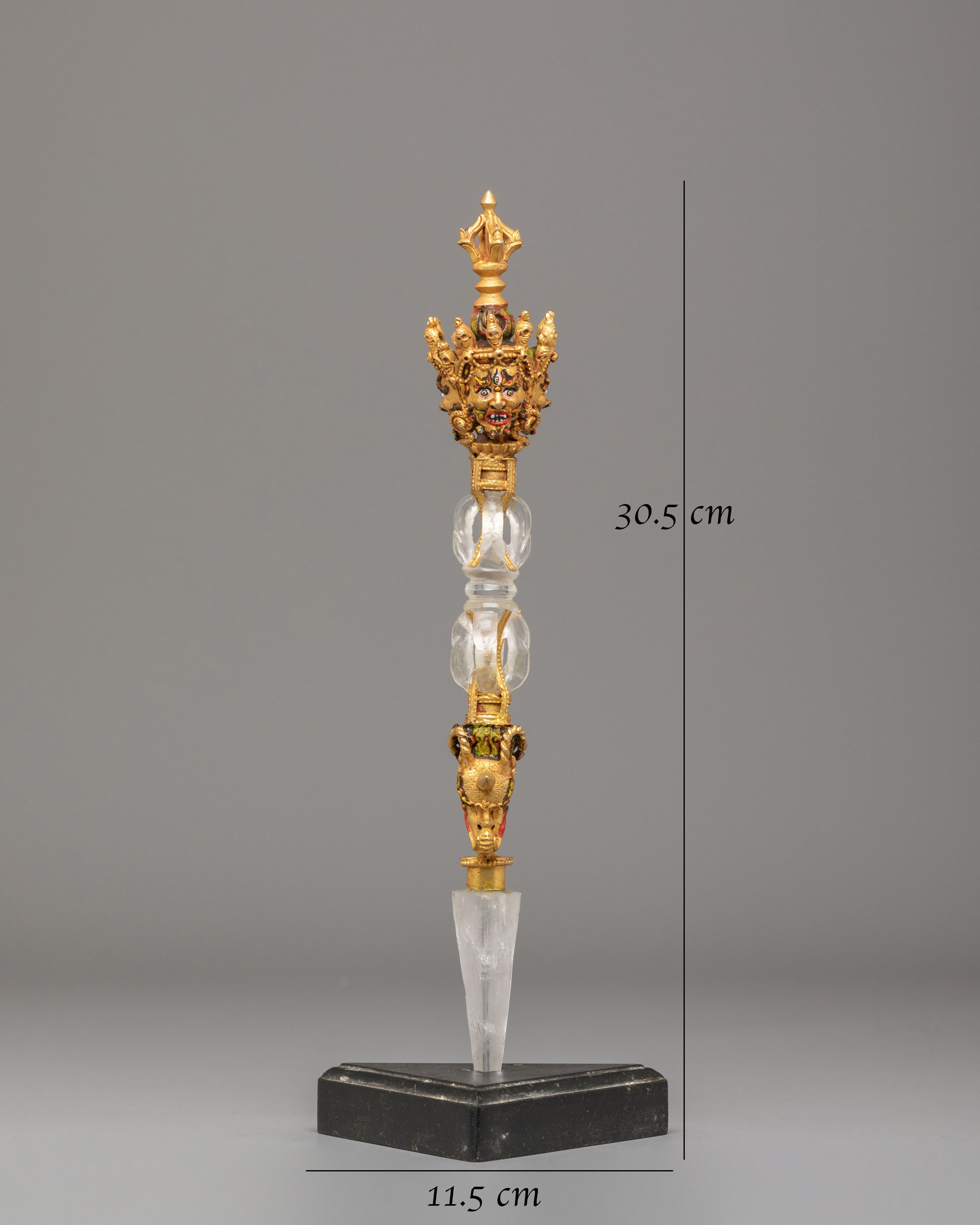 Sacred Tibetan Vajrayana Phurba | Ritual Dagger for Spiritual Ceremonies