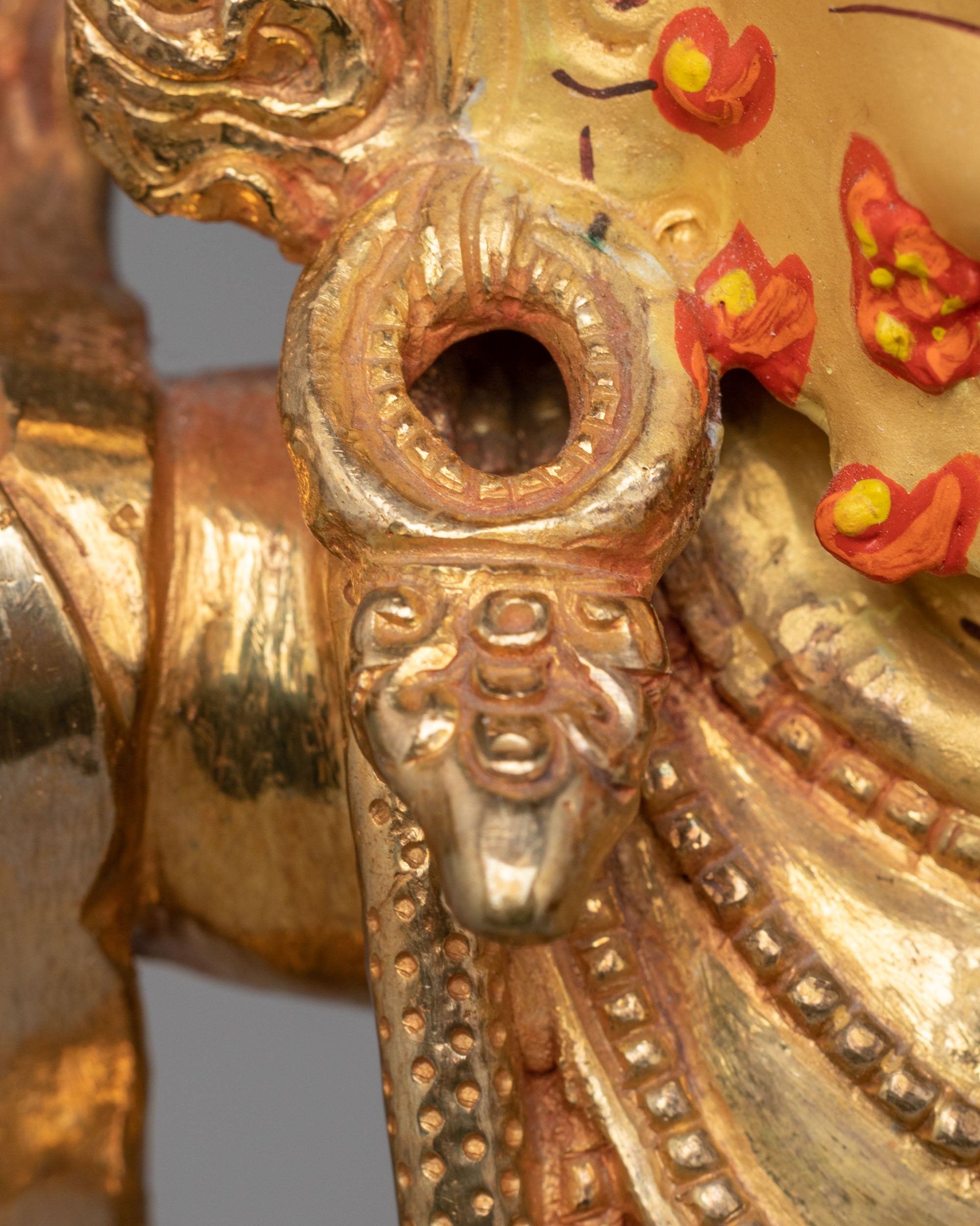Wrathful Vajrapani Deity Statue | Traditional Tibetan Artwork
