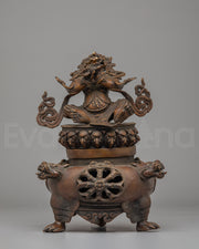 Tibetan Vajradhaka Sculpture for Purification