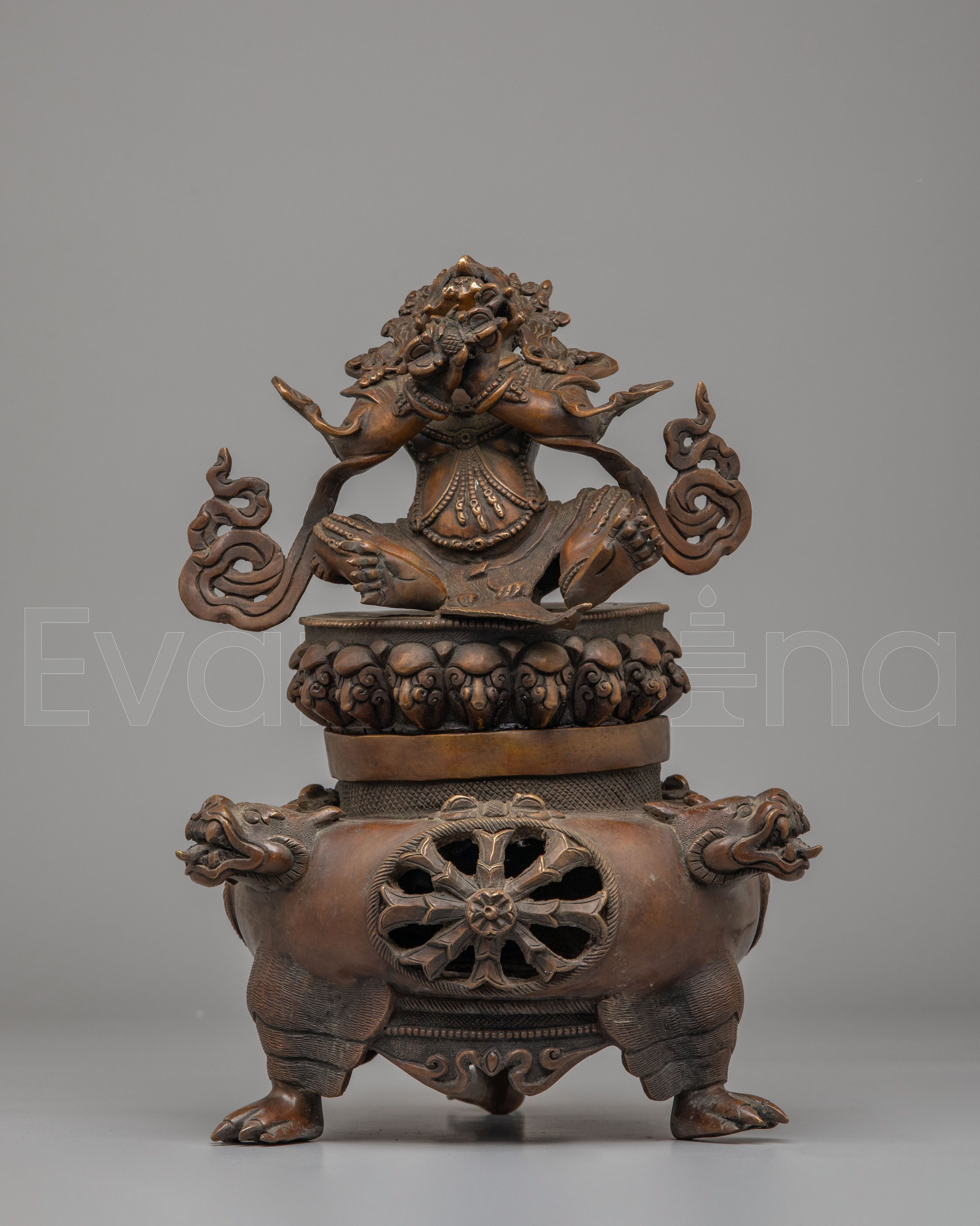 Tibetan Vajradhaka Sculpture for Purification