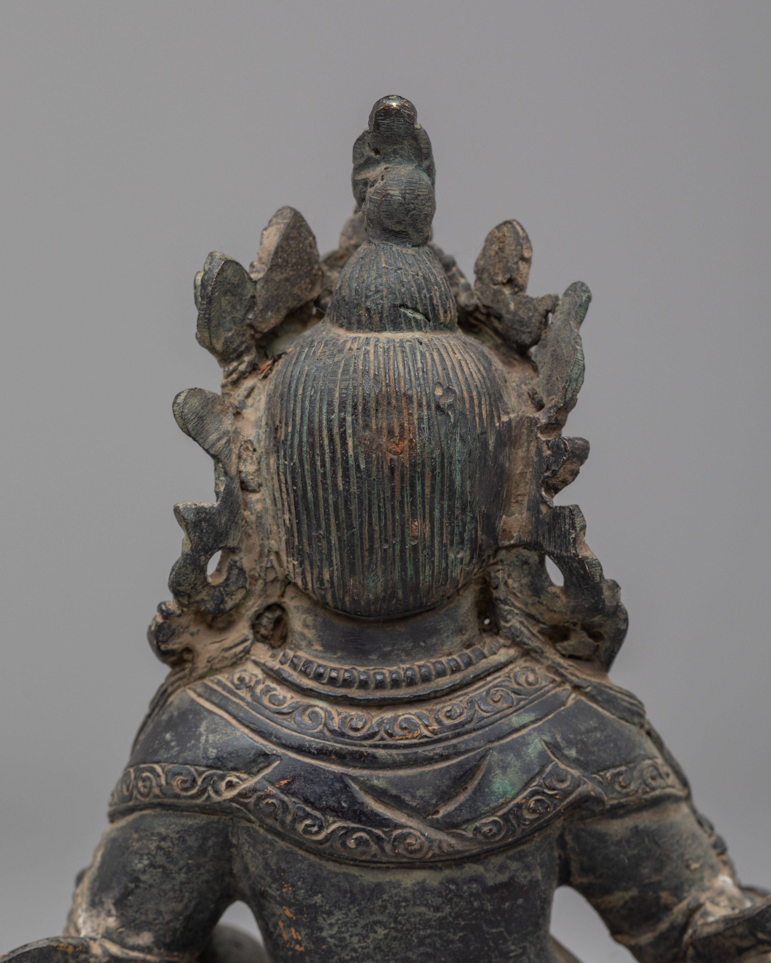Handcrafted Himalayan Dzambhala Statue | Traditional Buddhist Art