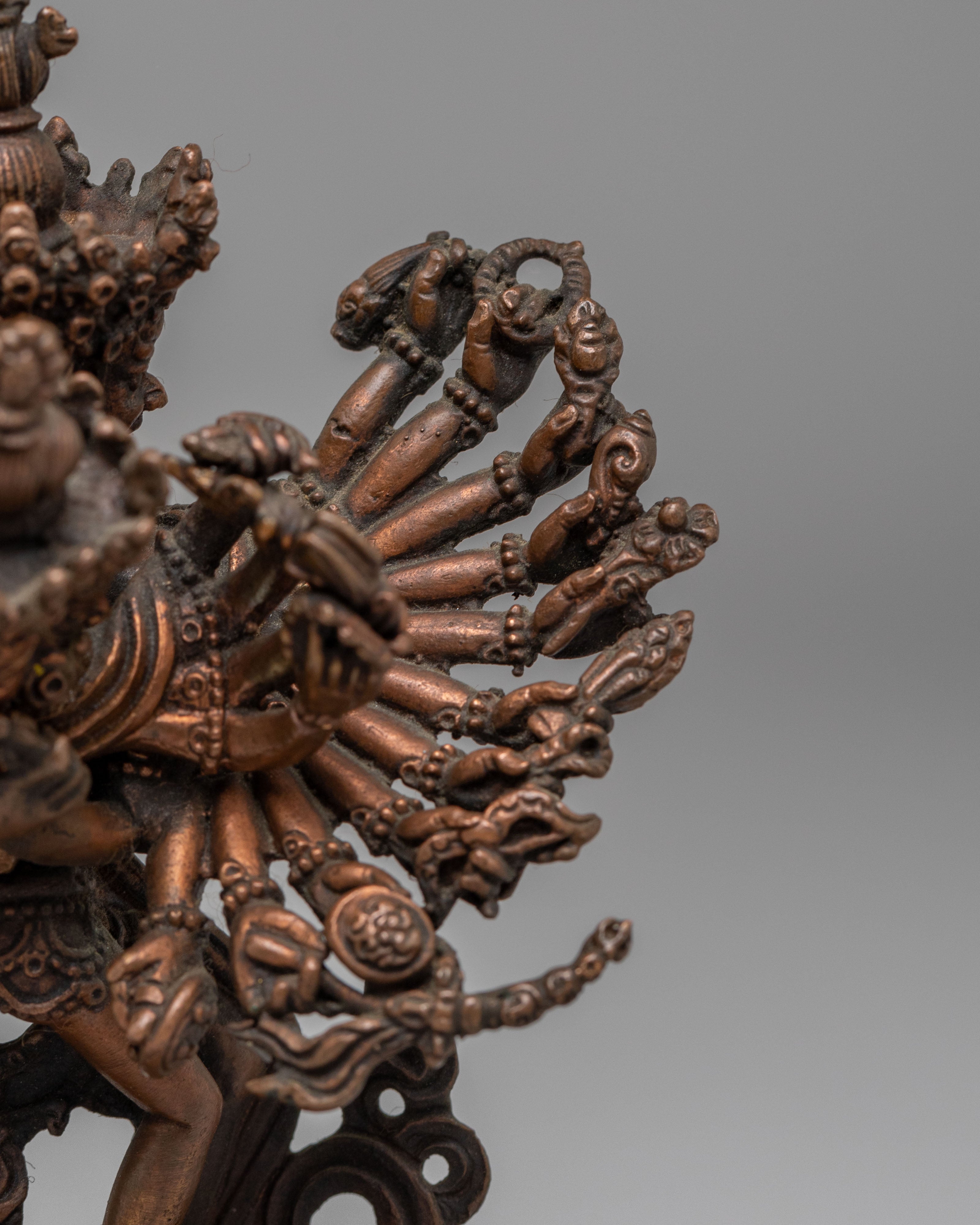 Himalayan Kalachakra Sculpture | Buddhist Kalachakra Deity Figurine