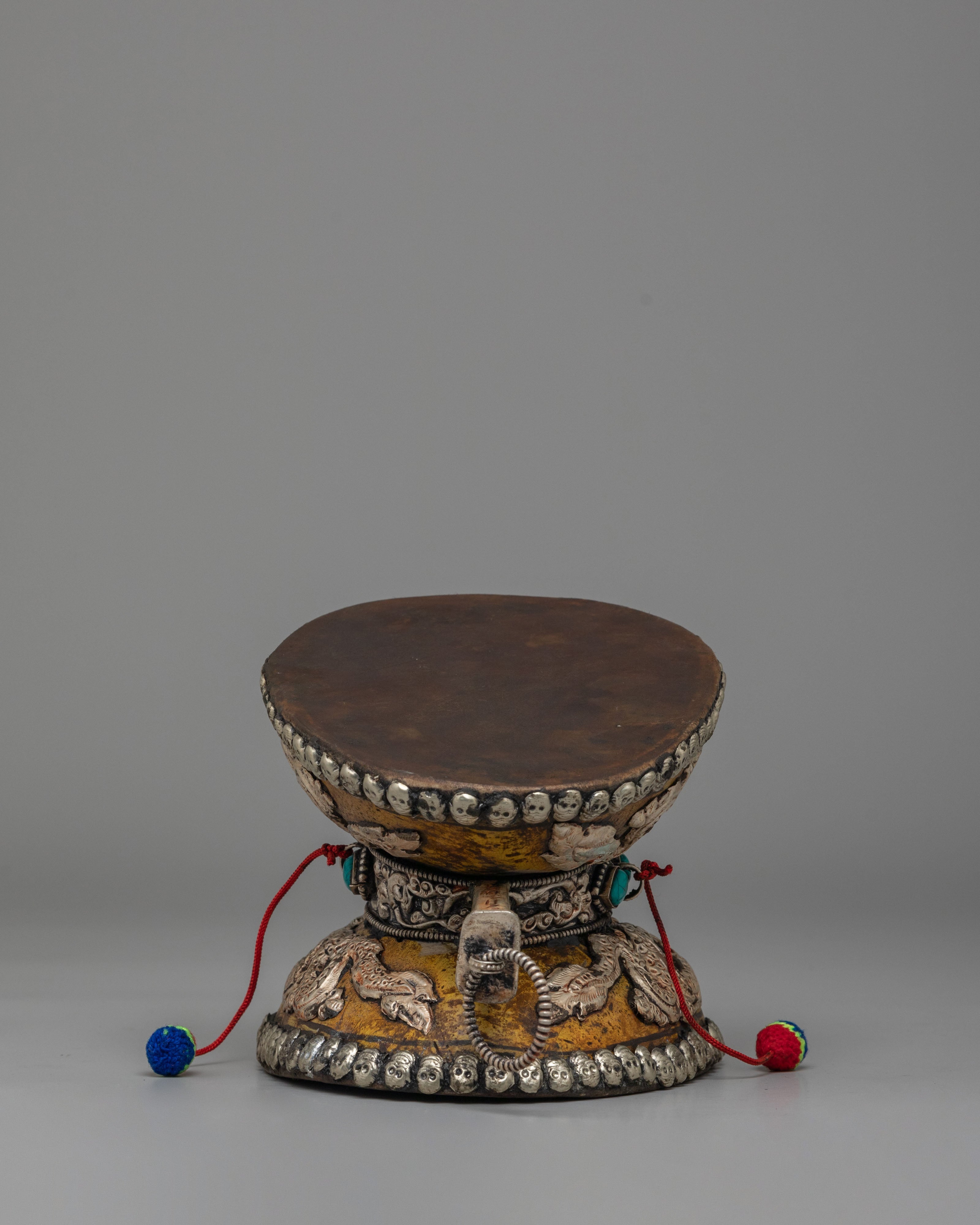 Traditional Ritual Damaru | Handcrafted Damaru for Prayer and Ceremonies