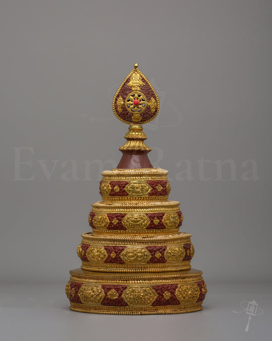 Spiritual Tibetan Altar Mandala | Sacred Buddhist Ritual Artwork