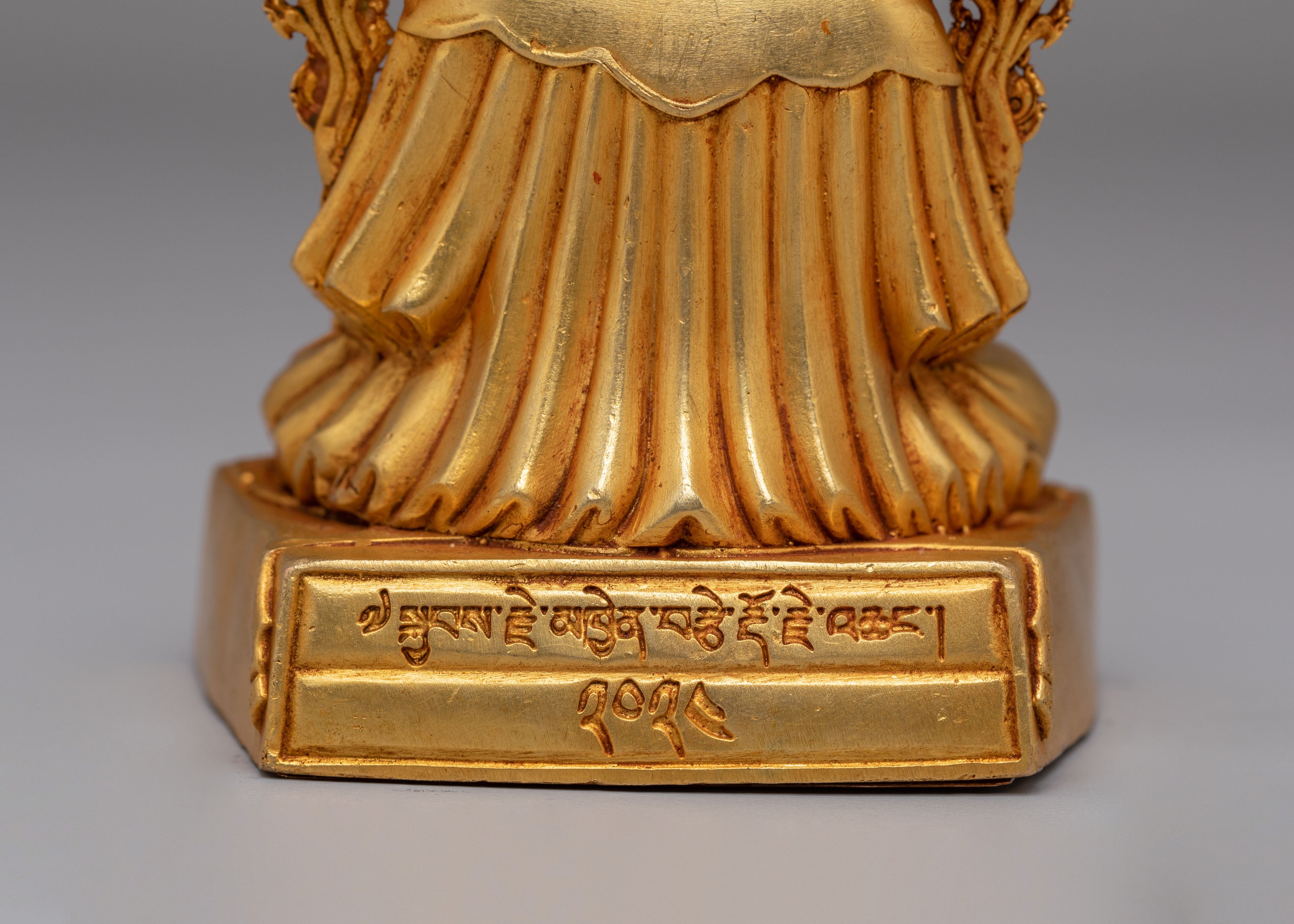 Handmade Karmapa Statue | Tibetan Buddhist Deity Sculpture