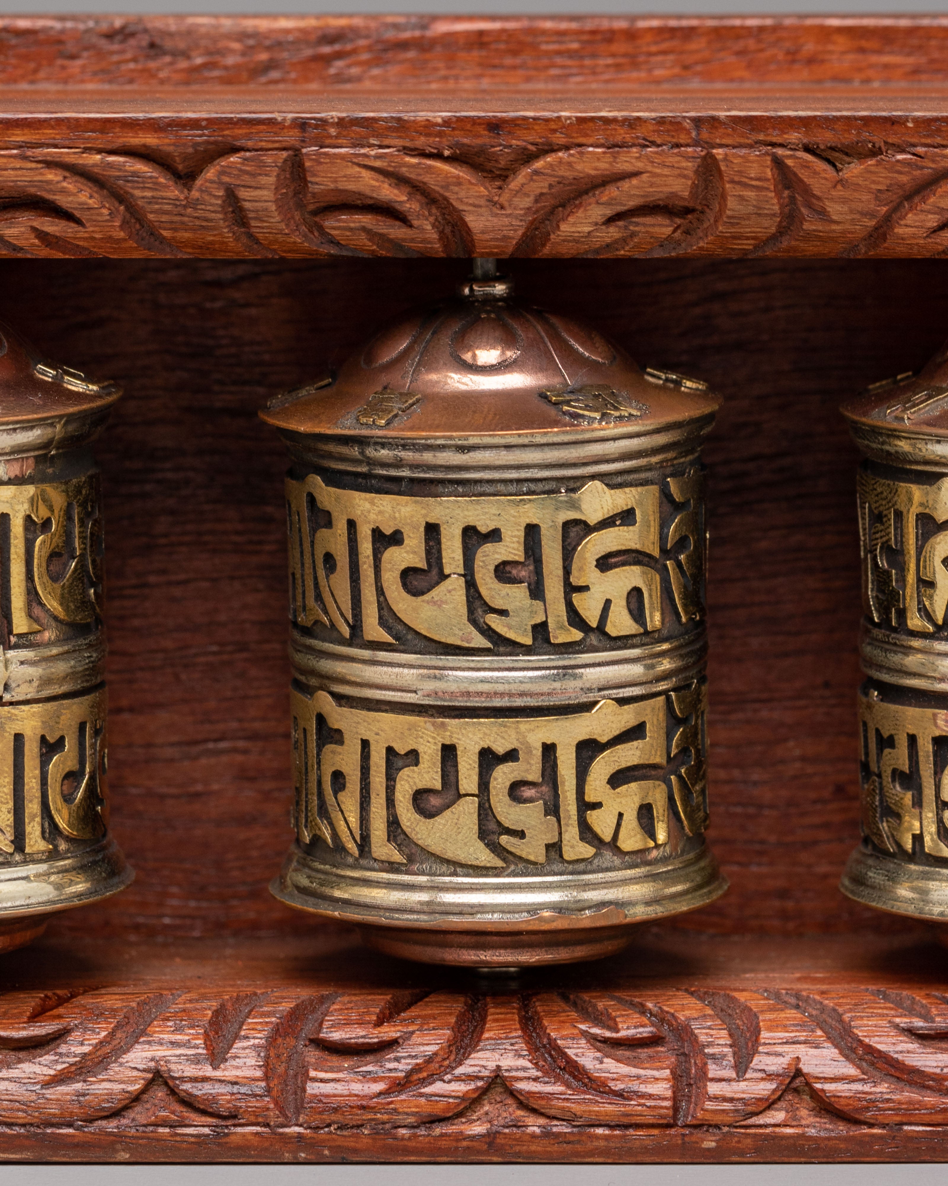 Five Buddhist Prayer Wheel | Spiritual Home Decor