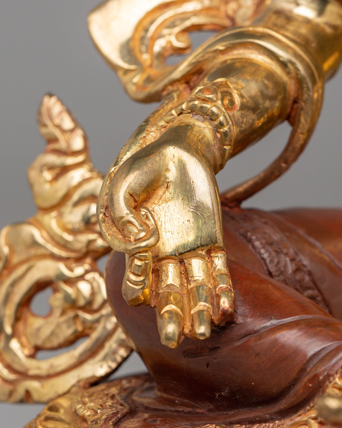 Spiritual Green Tara Protection Figure | Tibetan Statue for Meditation