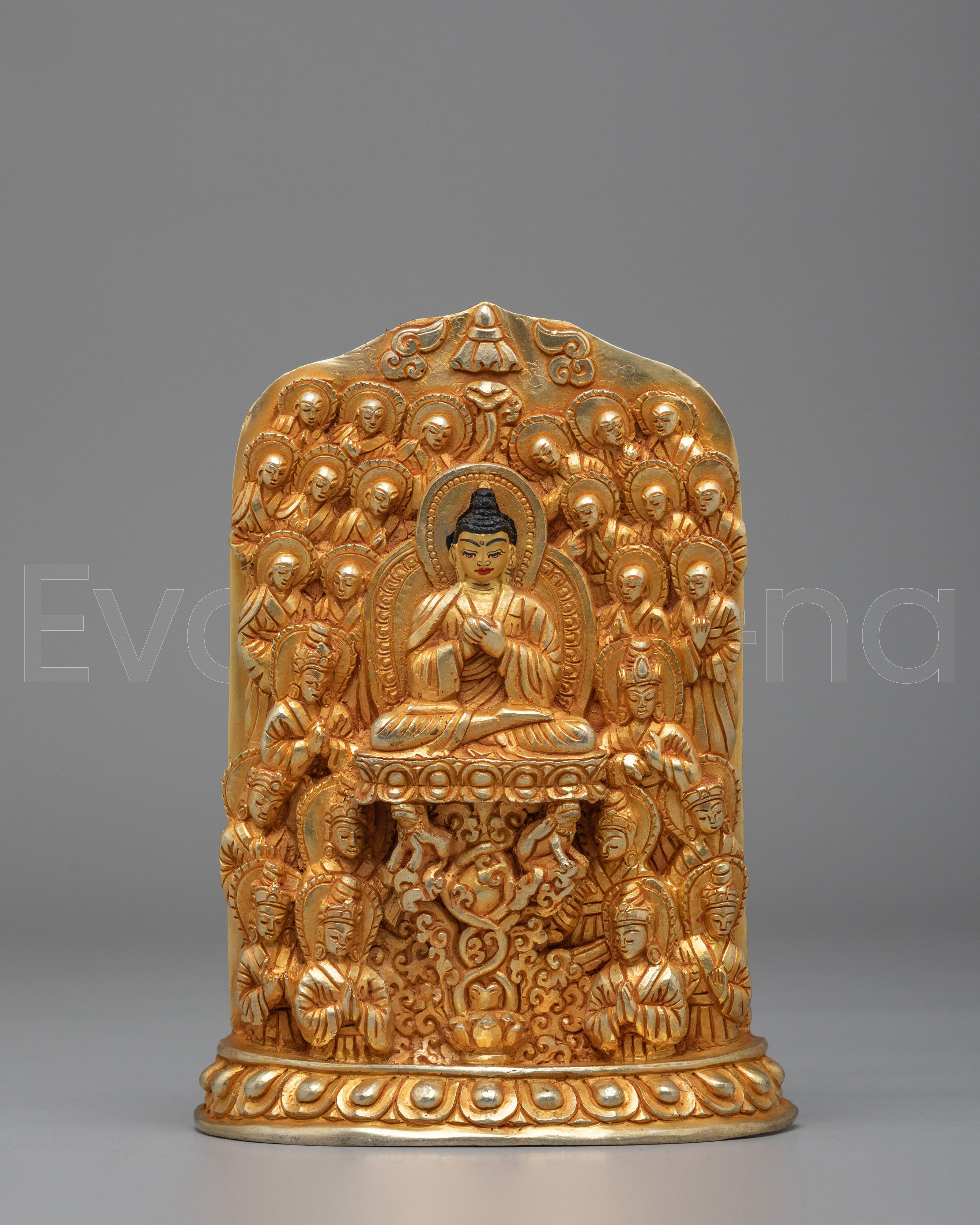 Ceremonial Vairochana Buddha Statue | Symbol of Cosmic Wisdom