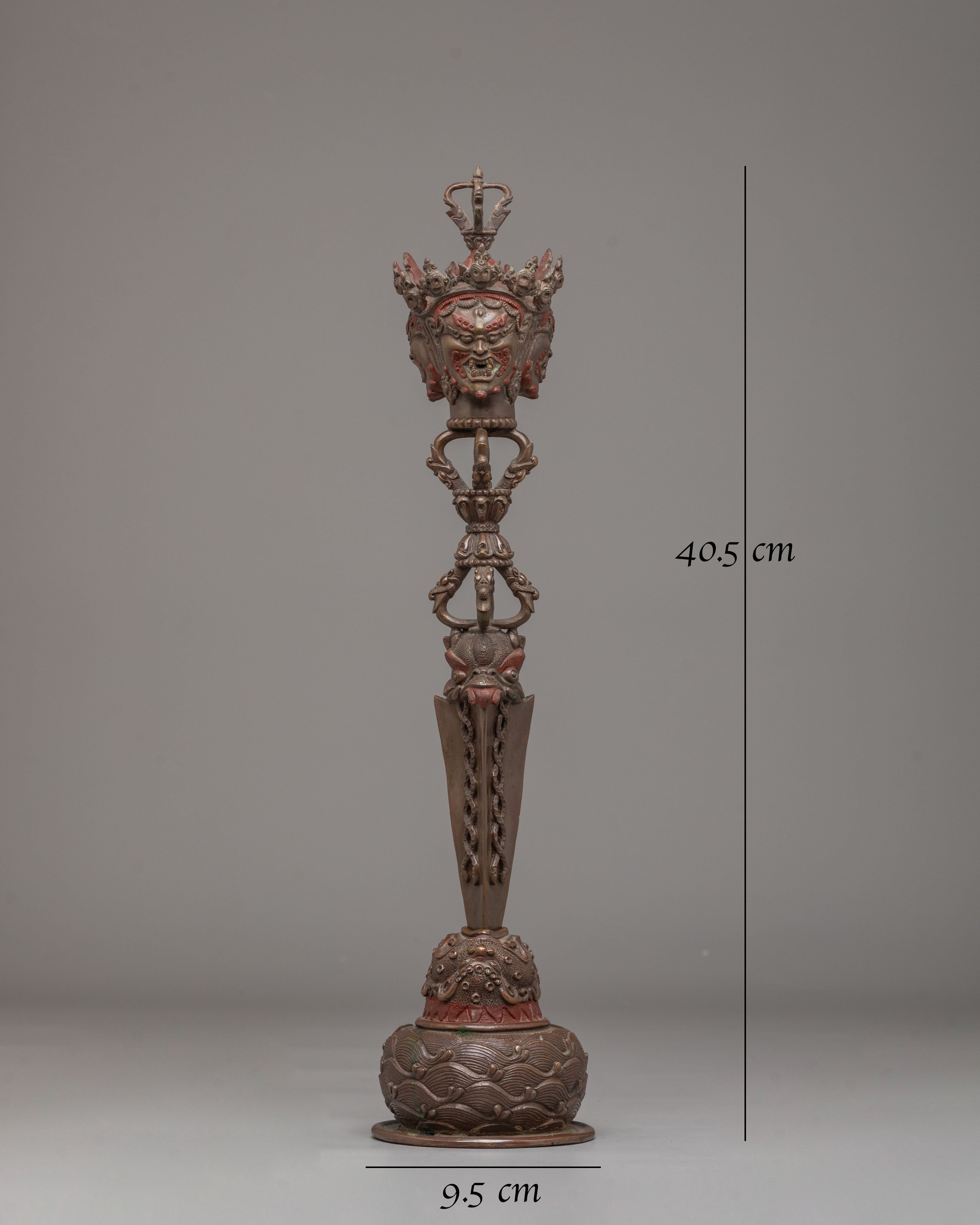 Himalayan Buddhist Ritual Phurba | Tibetan Dagger for Spiritual Protection
