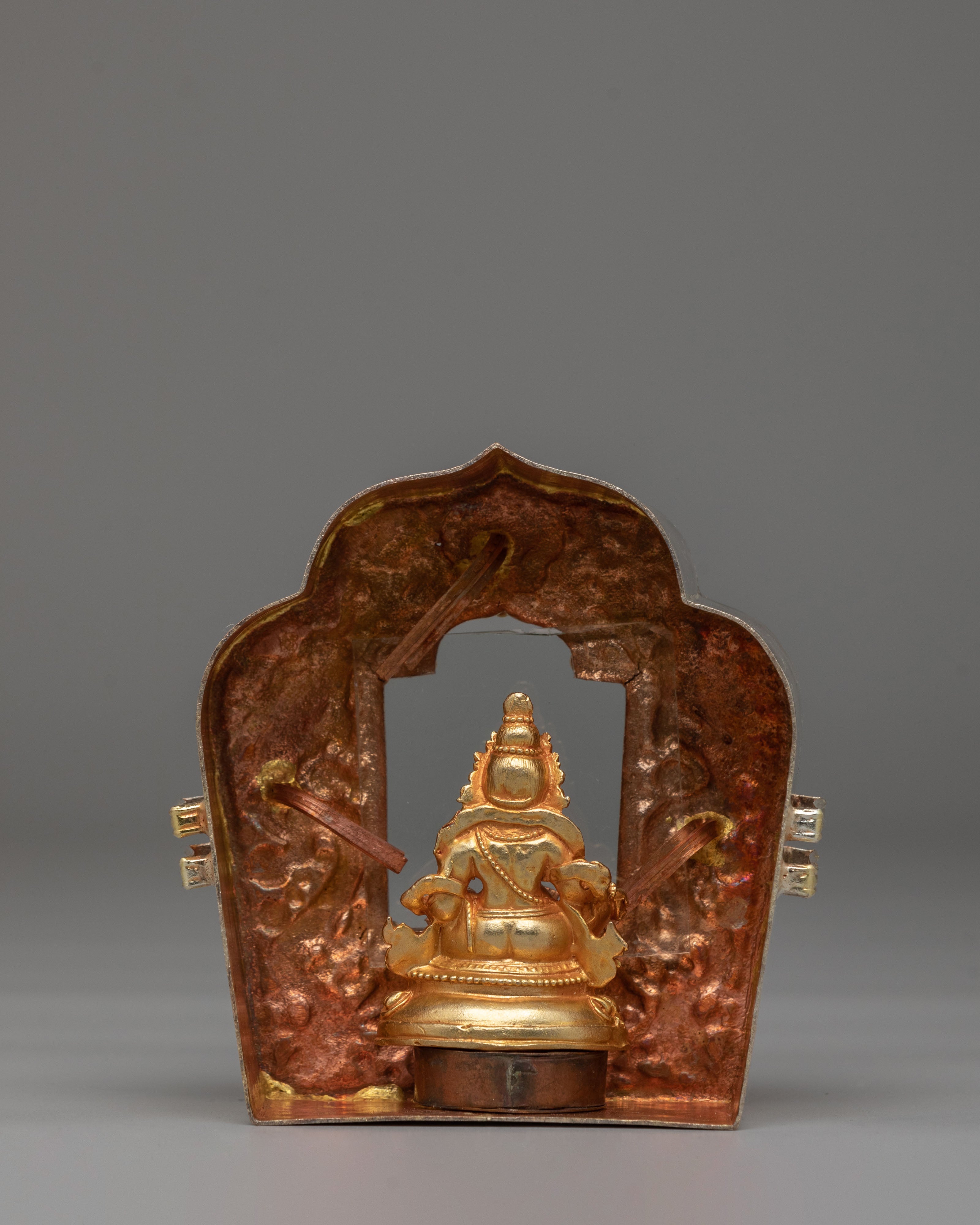 Sacred Altar Ghau Box | Tibetan Ritual Shrine