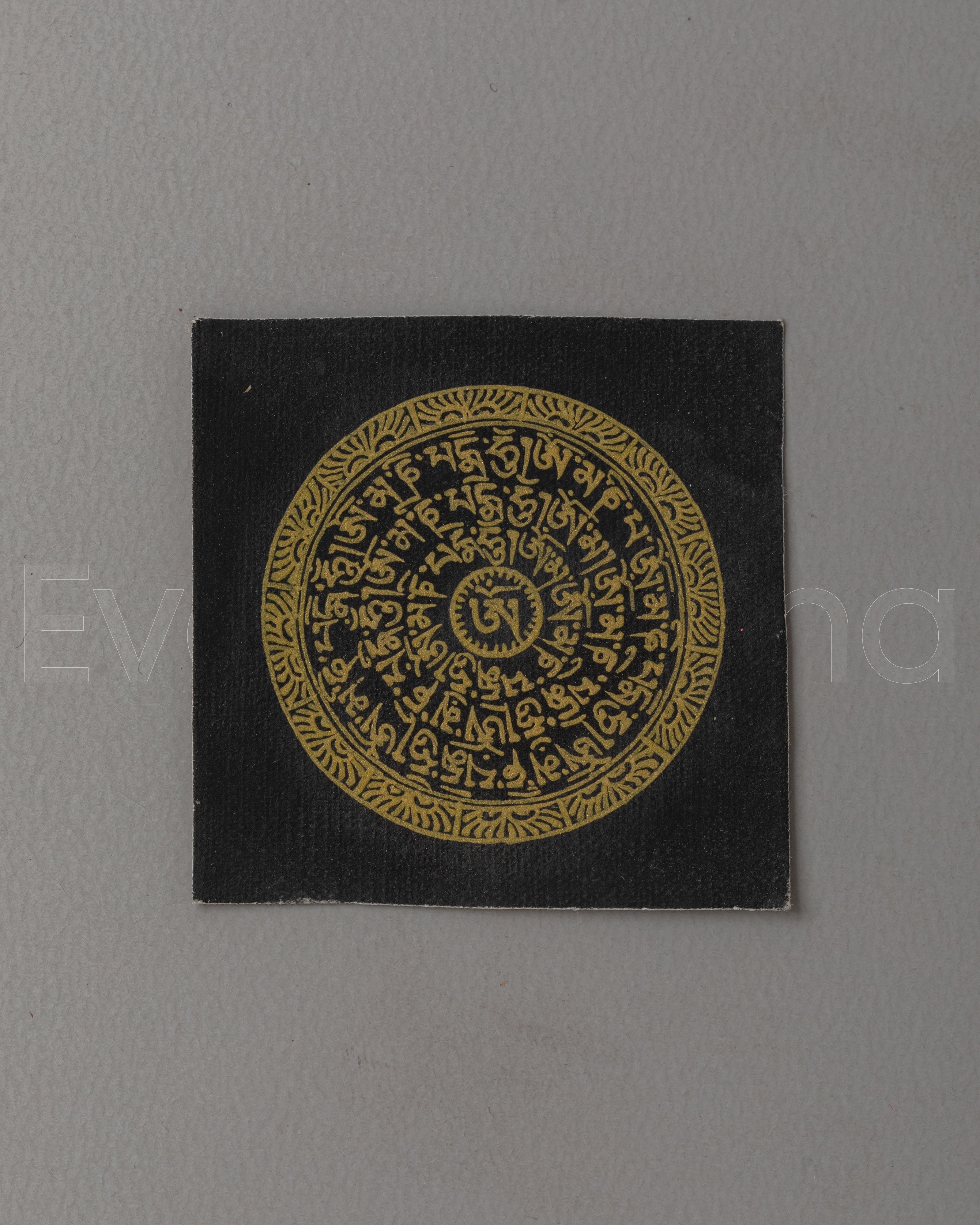 Mantra Mandala Thangka Locket