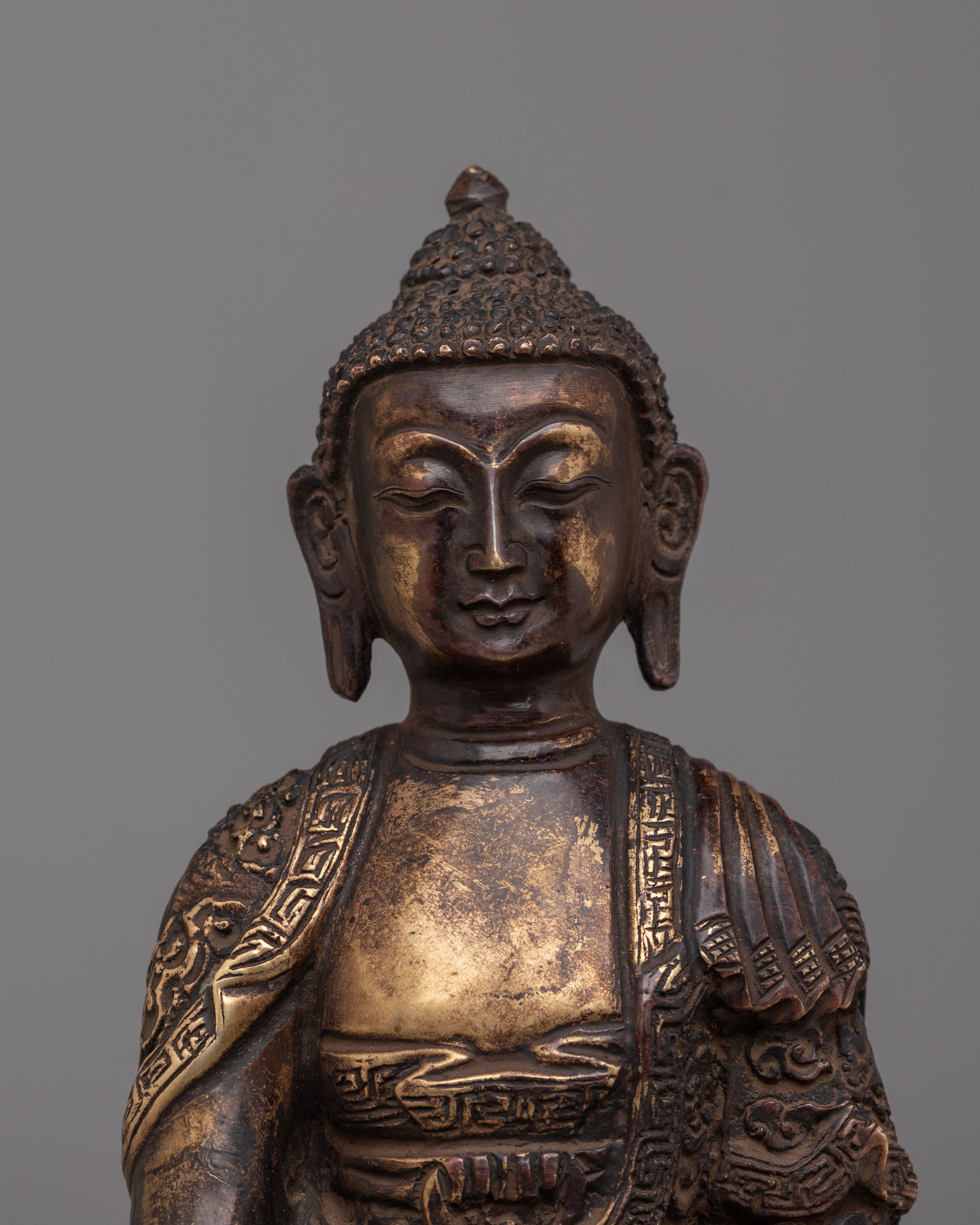 Sacred Shakyamuni Buddha Deity Statue | Handcrafted Buddha Figurine