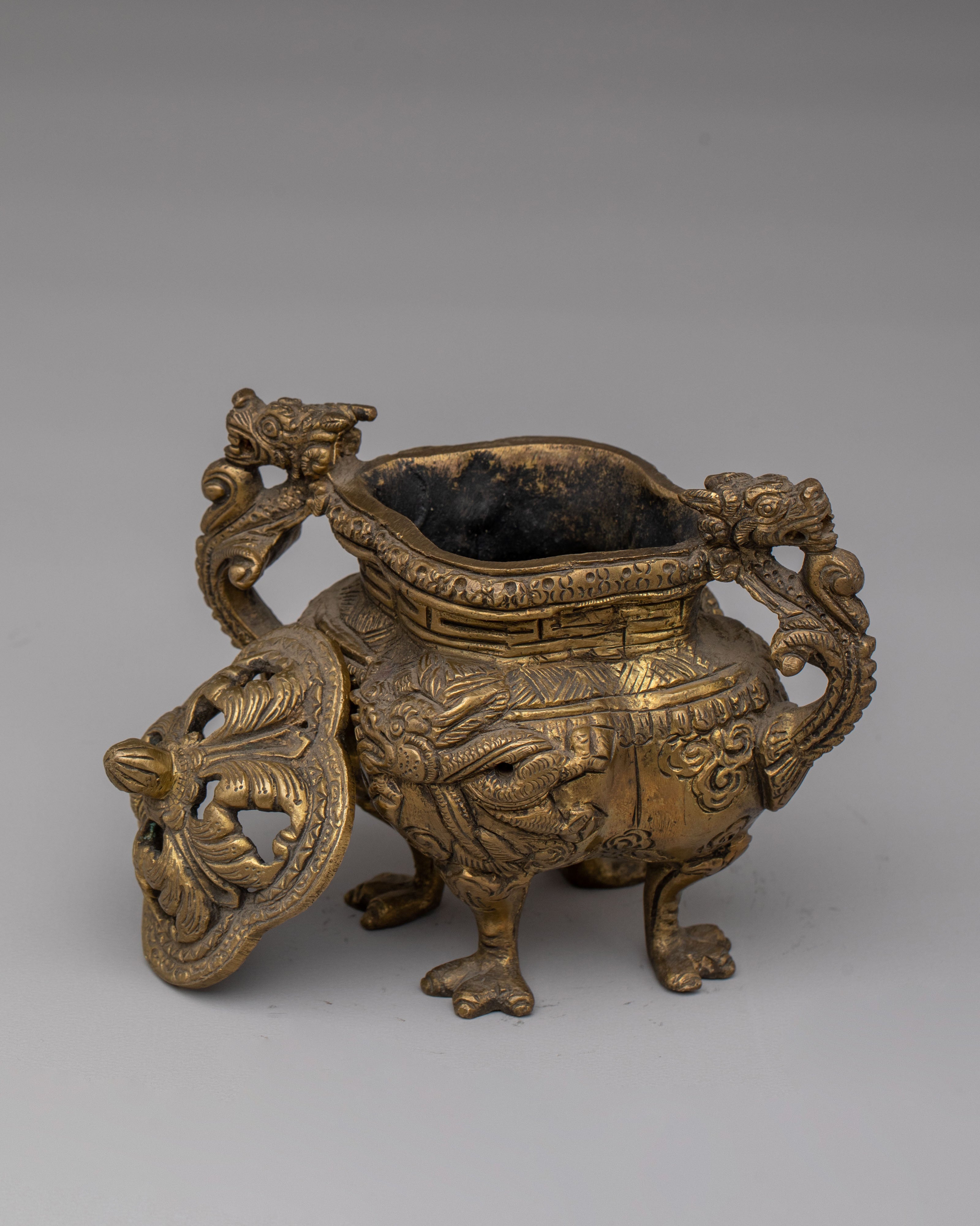 Handcrafted Incense Burner for Ritual | Brass Insence Burner