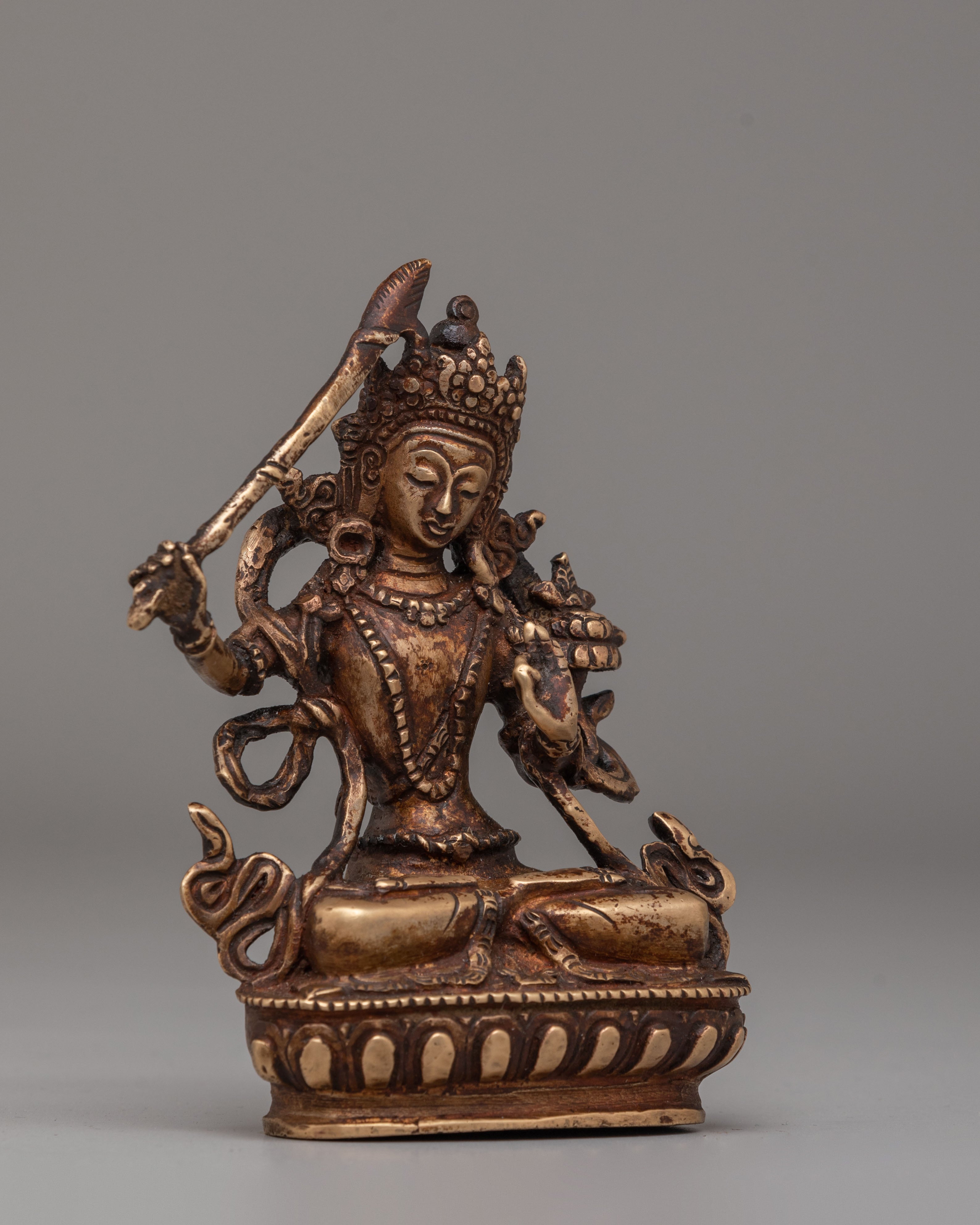 Tibetan Manjushri Deity Statue | Symbol of Wisdom