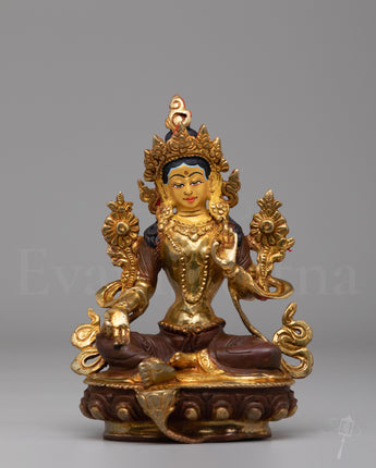 Healing Goddess Green Tara Statue