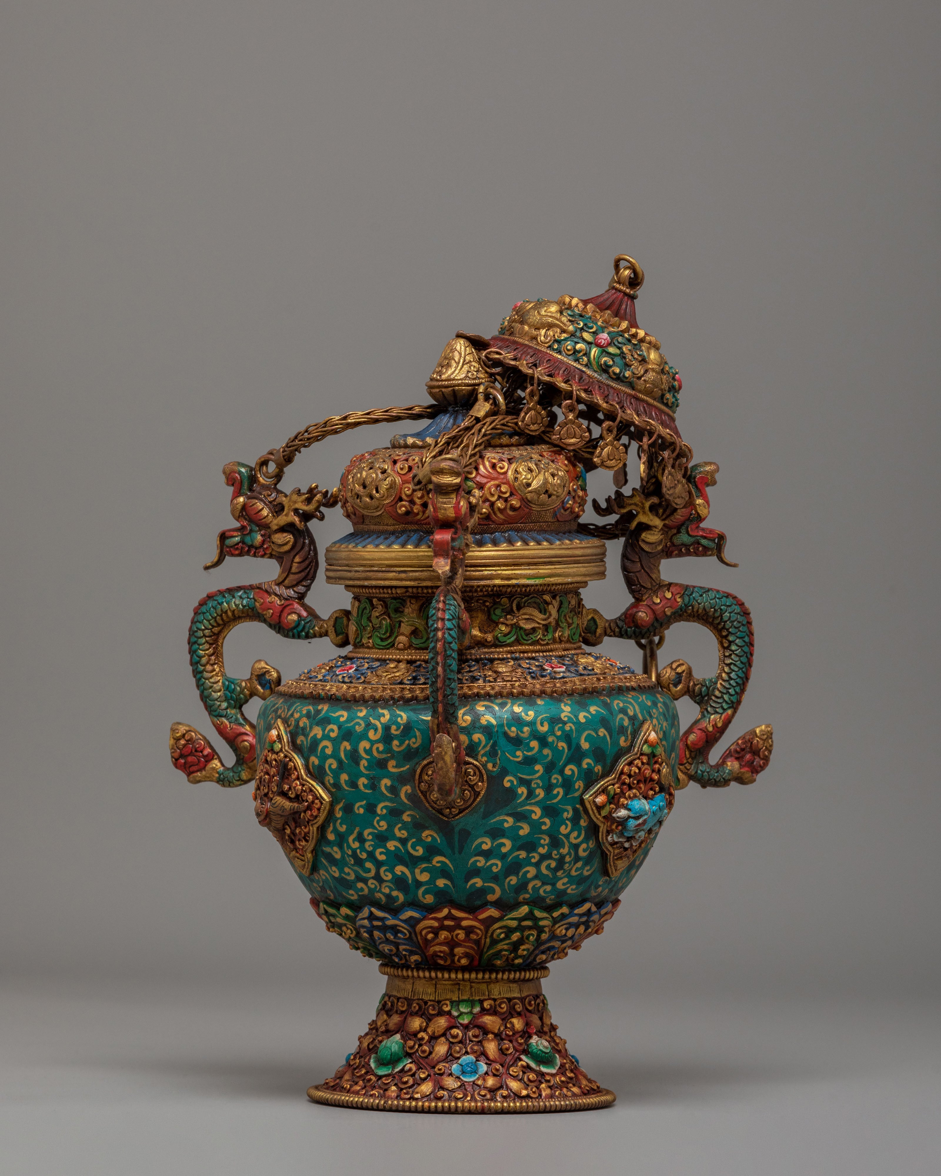 Traditional Handcrafted Incense Burner | Buddhist Ritual Incense Burner