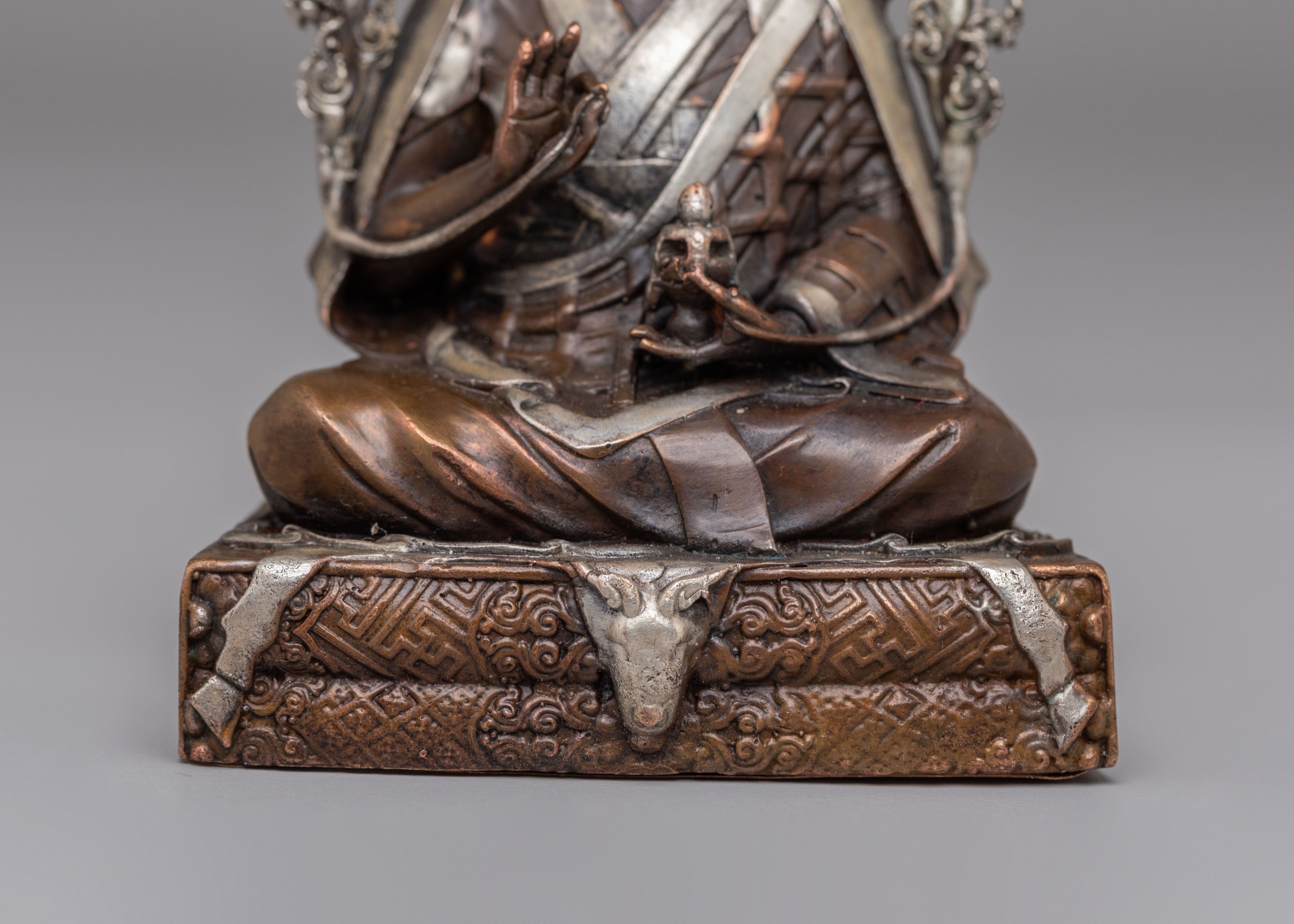 Handcrafted Karmapa Statue | Buddhist Master Figurine