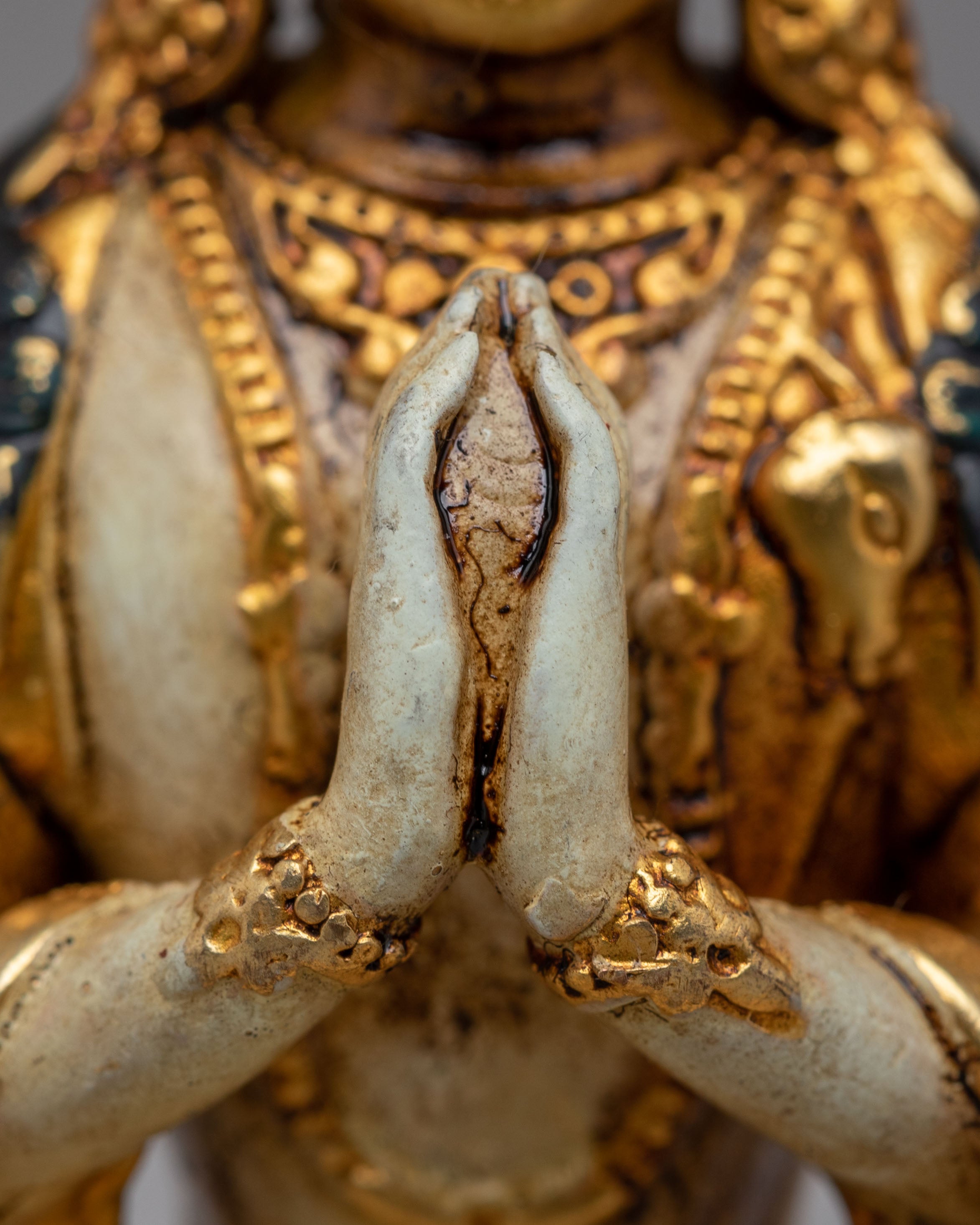 Himalayan Chenrezig Altar Statue | Buddhist Altar Decor