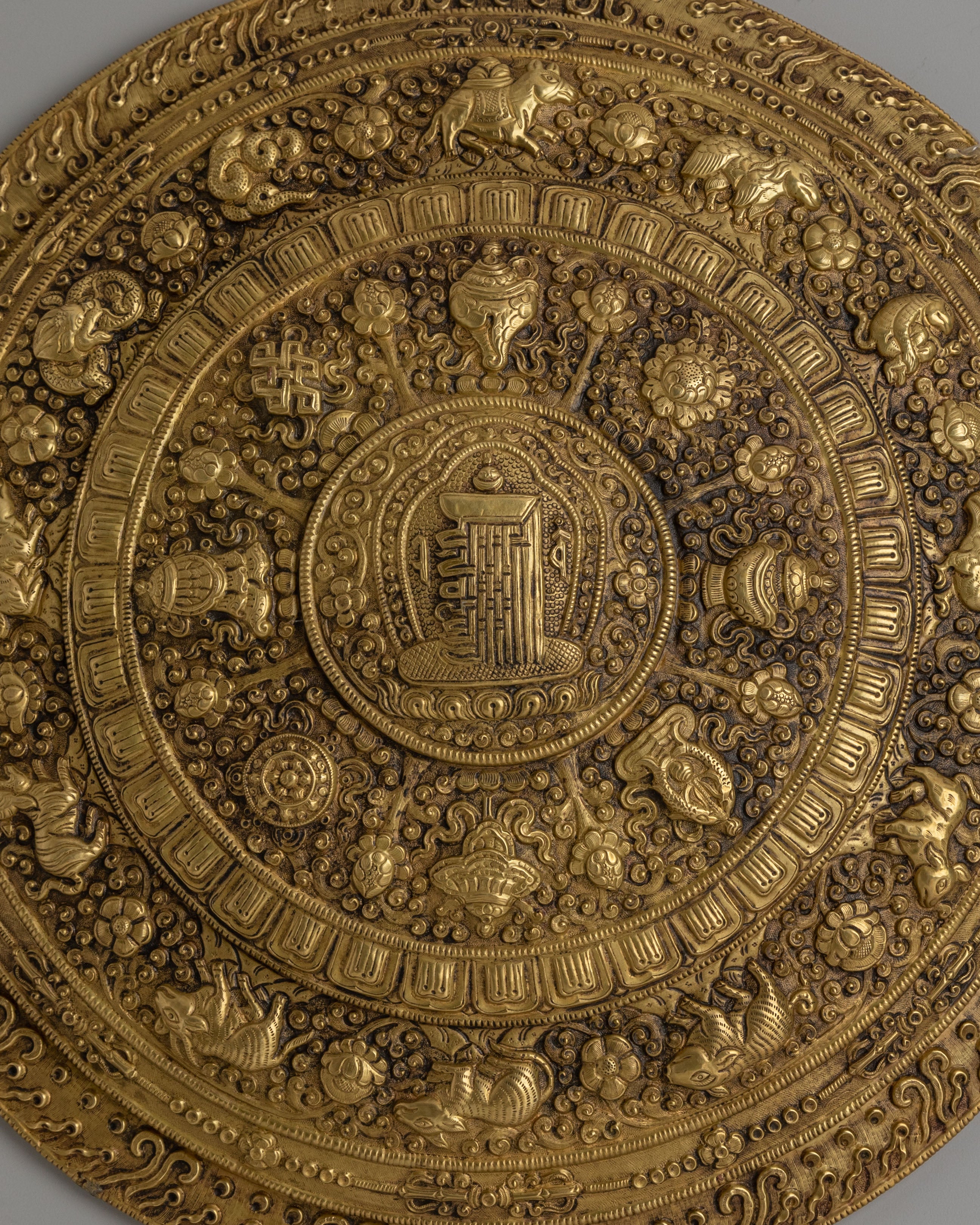 Kalachakra Mandala Wall Hanging | Sacred Tibetan Art for Spiritual Home Decor