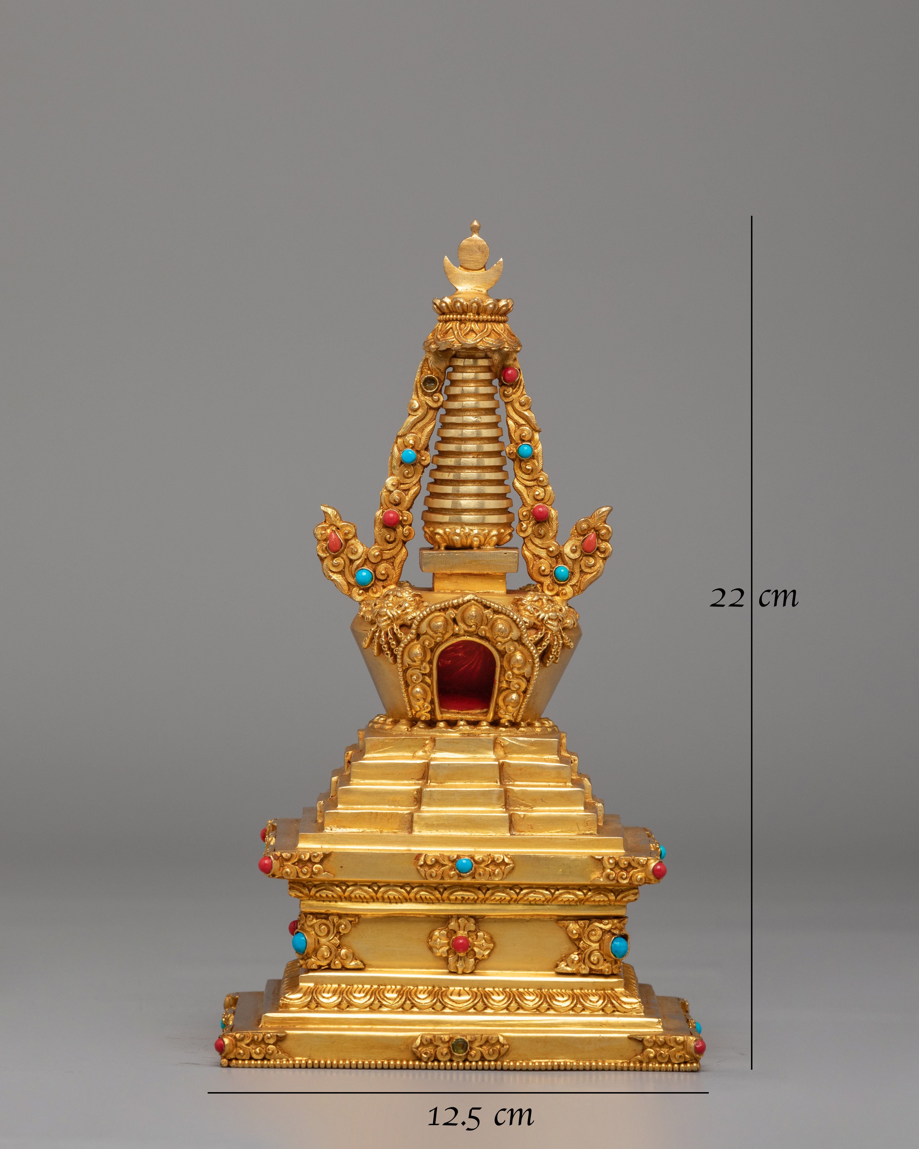 Vajrayana Altar Great Miracles Stupa | A Sacred Symbol of Enlightenment