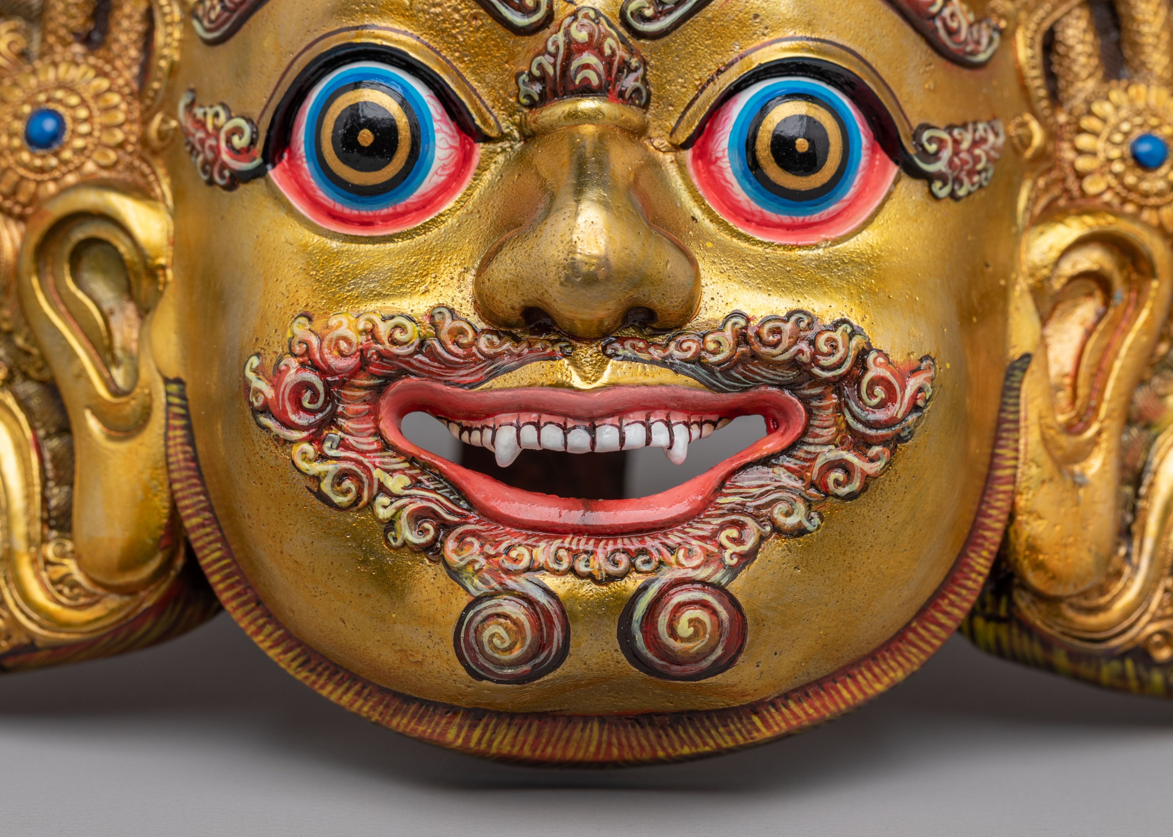 Sacred Bhairav Mask | Spiritual Decor