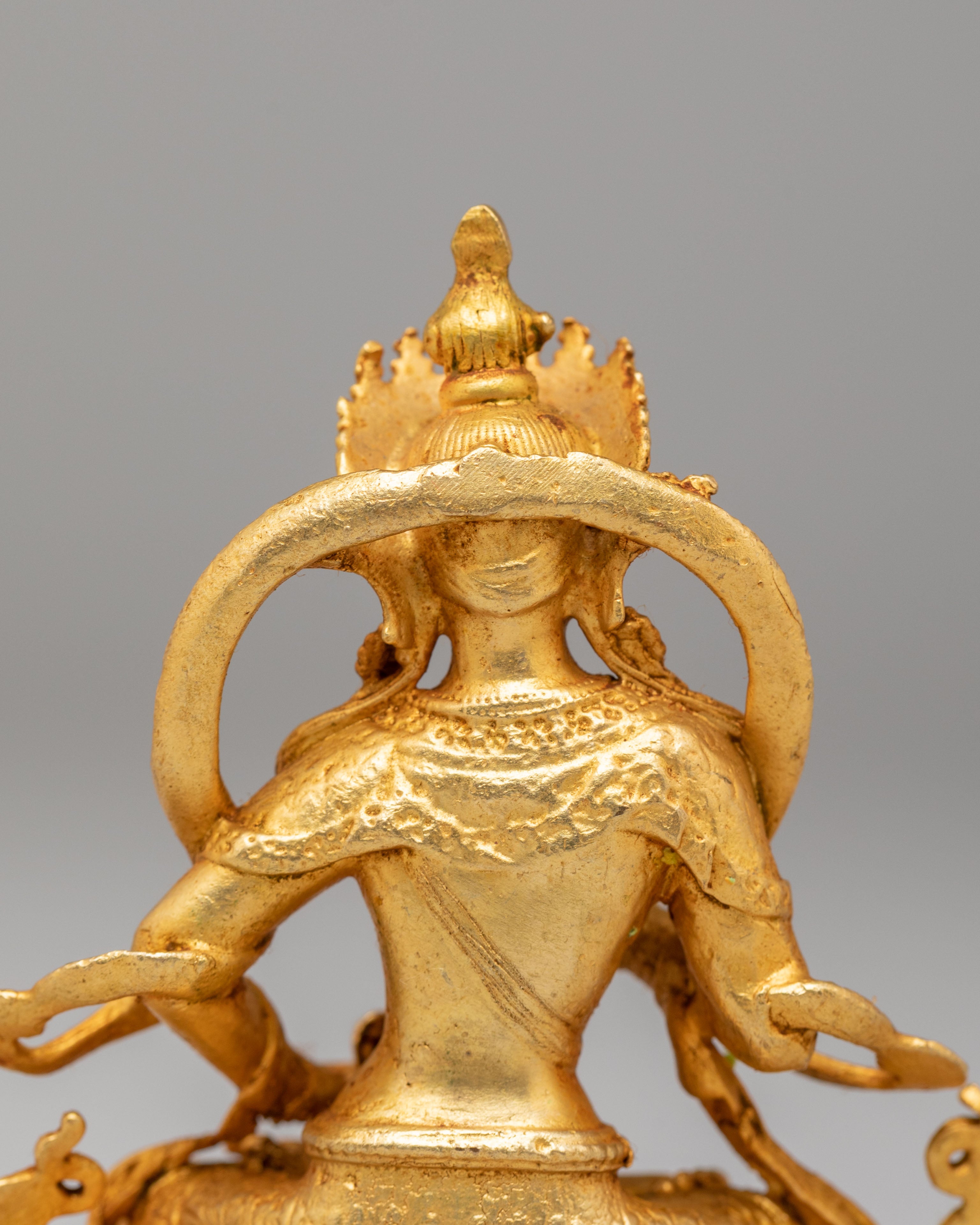 Sacred Buddhist Purity Deity Statue | Vajrasattva Figurine for Meditation