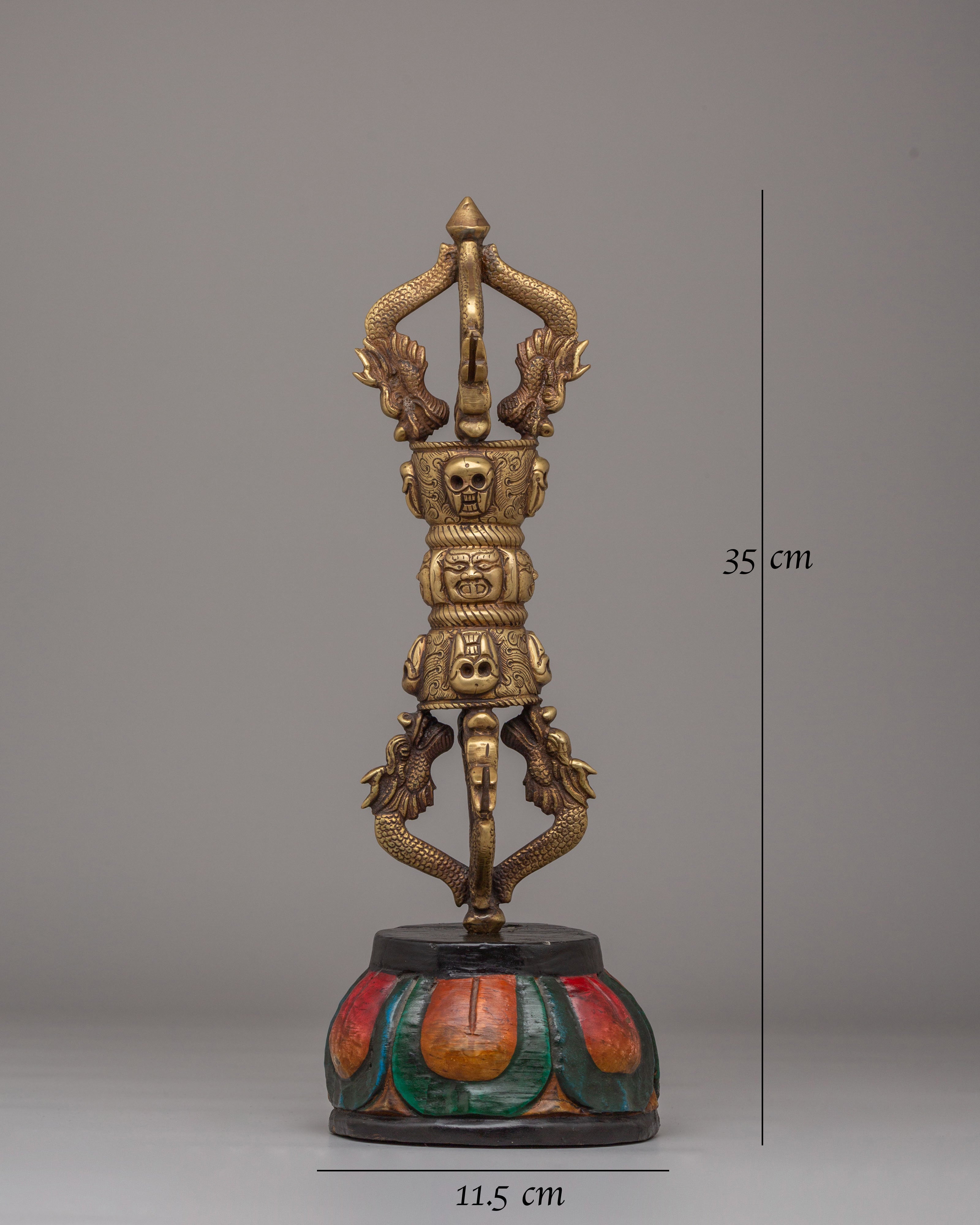 Buddhist Vajra Ritual Tool | Tibetan Dorje | Spiritual Decor