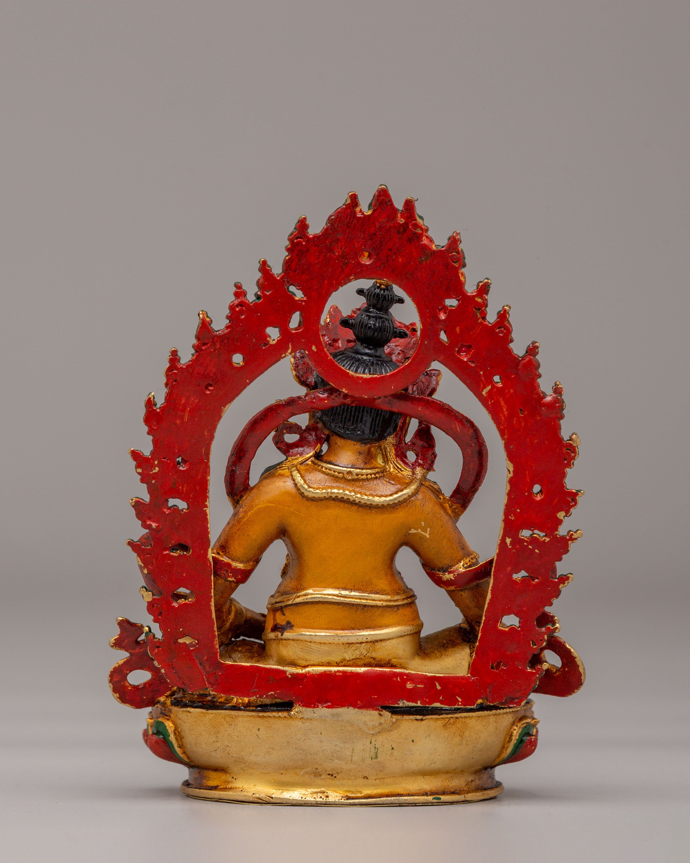 Ceremonial Dzambhala Shrine Statue | Symbol of Prosperity & Abundance