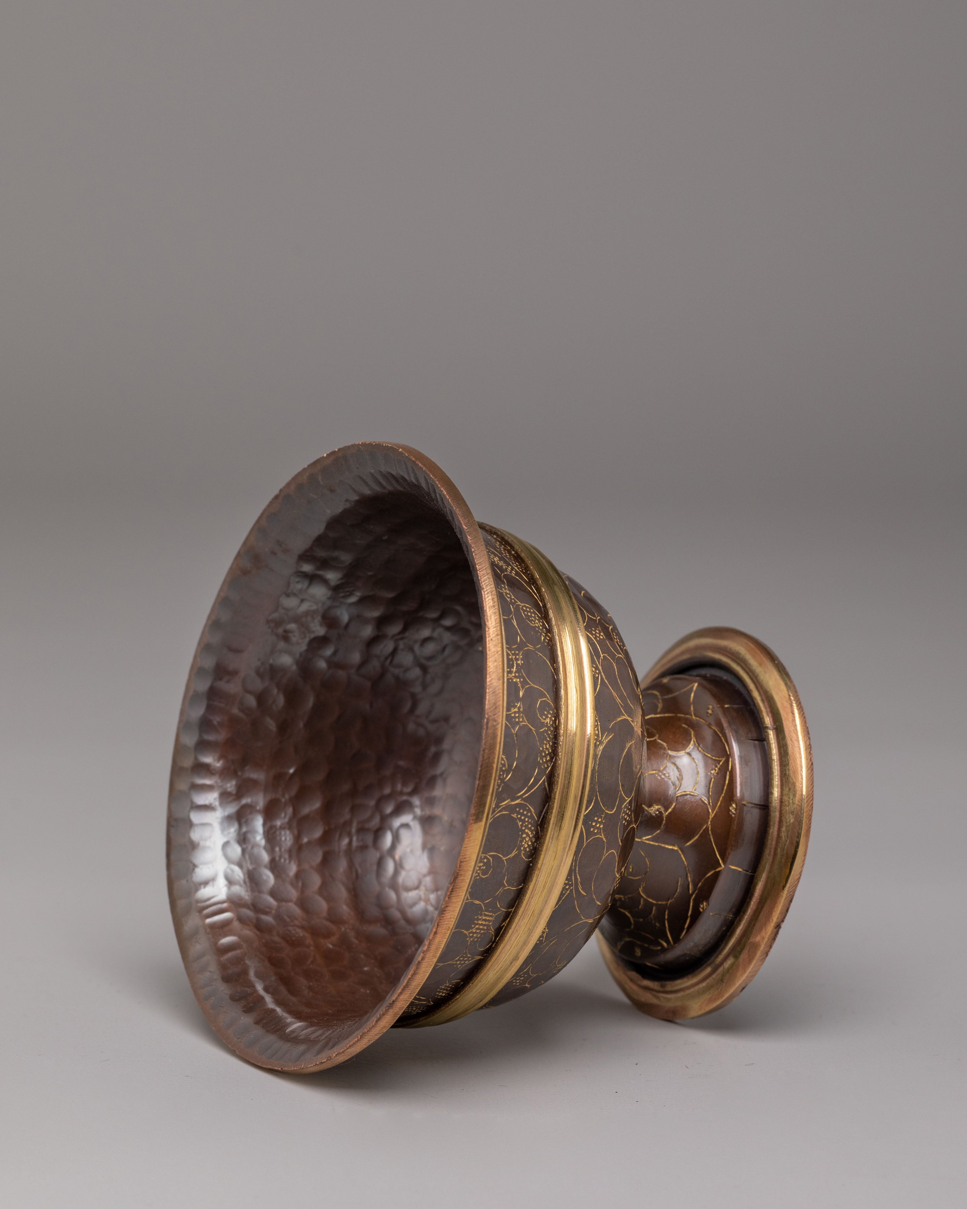 Tibetan Offering Bowls Set | Handcrafted Ritual Bowls for Spiritual Offerings