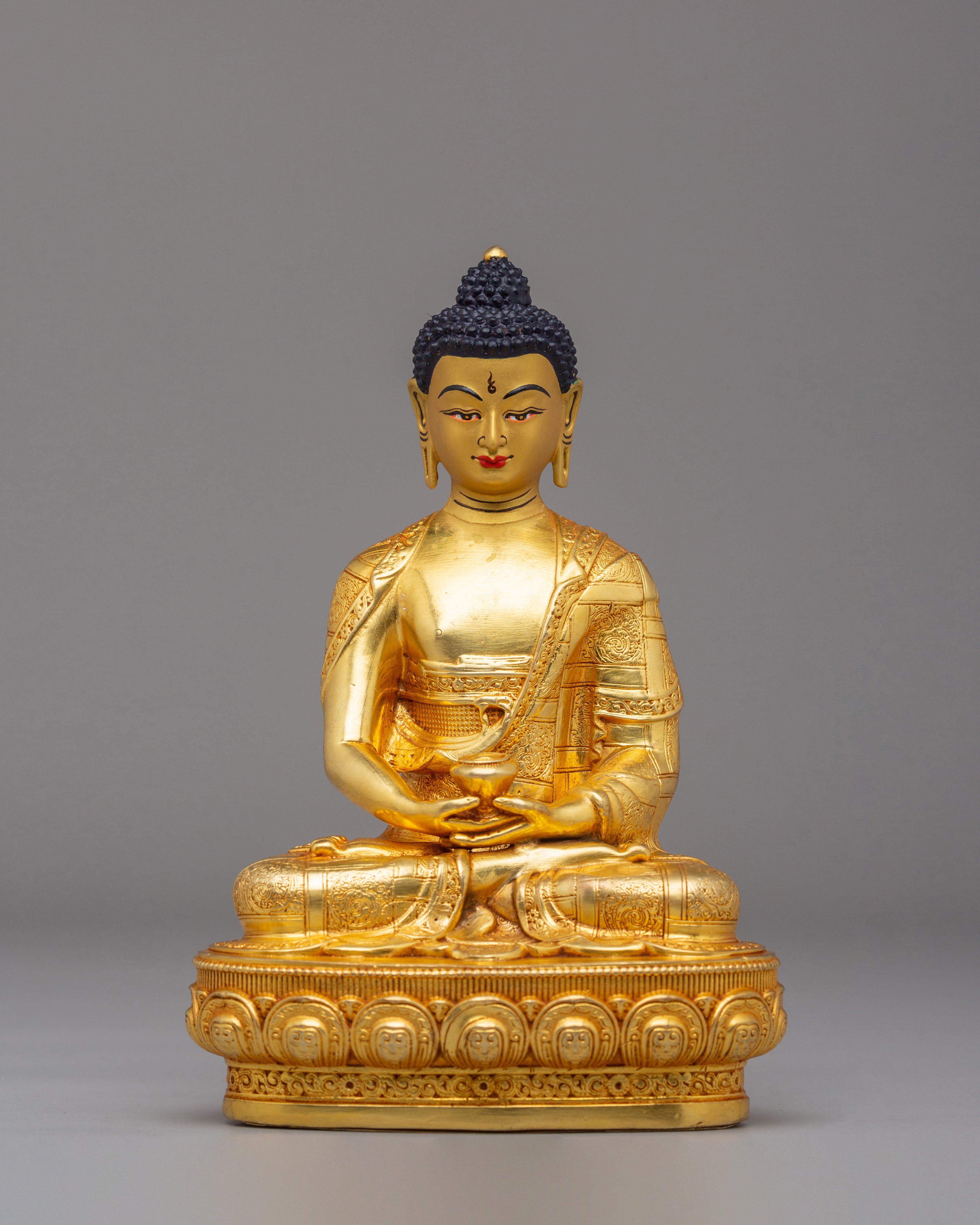Handmade Three Buddha Statue Set | Shakyamuni, Amitabha & Medicine Buddha