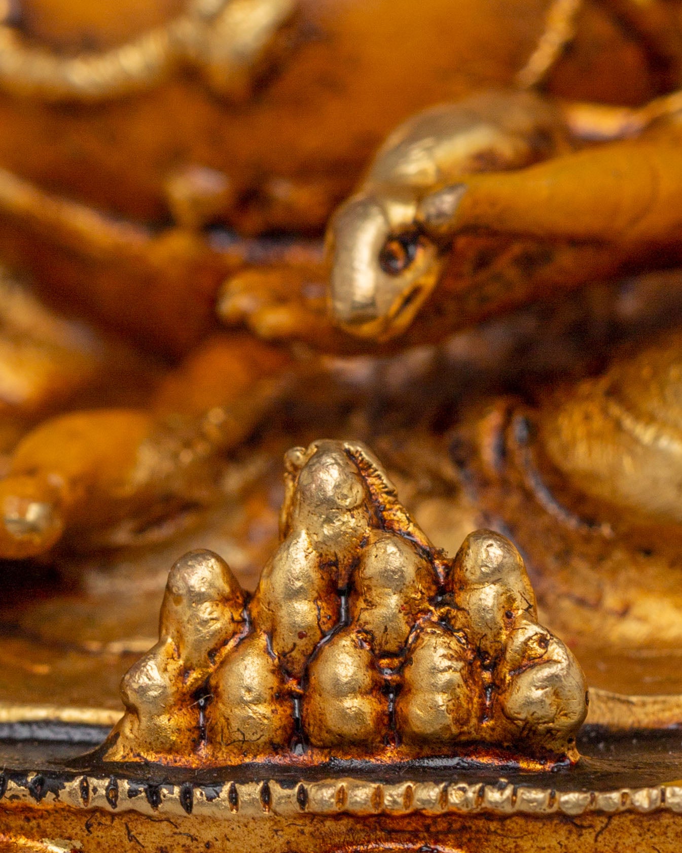 Ceremonial Dzambhala Shrine Statue | Symbol of Prosperity & Abundance