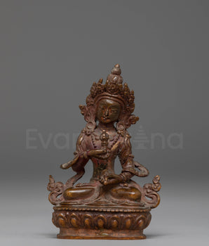 Oxidized Guru Vajrasattva Sacred Statue | Guardian of Enlightenment