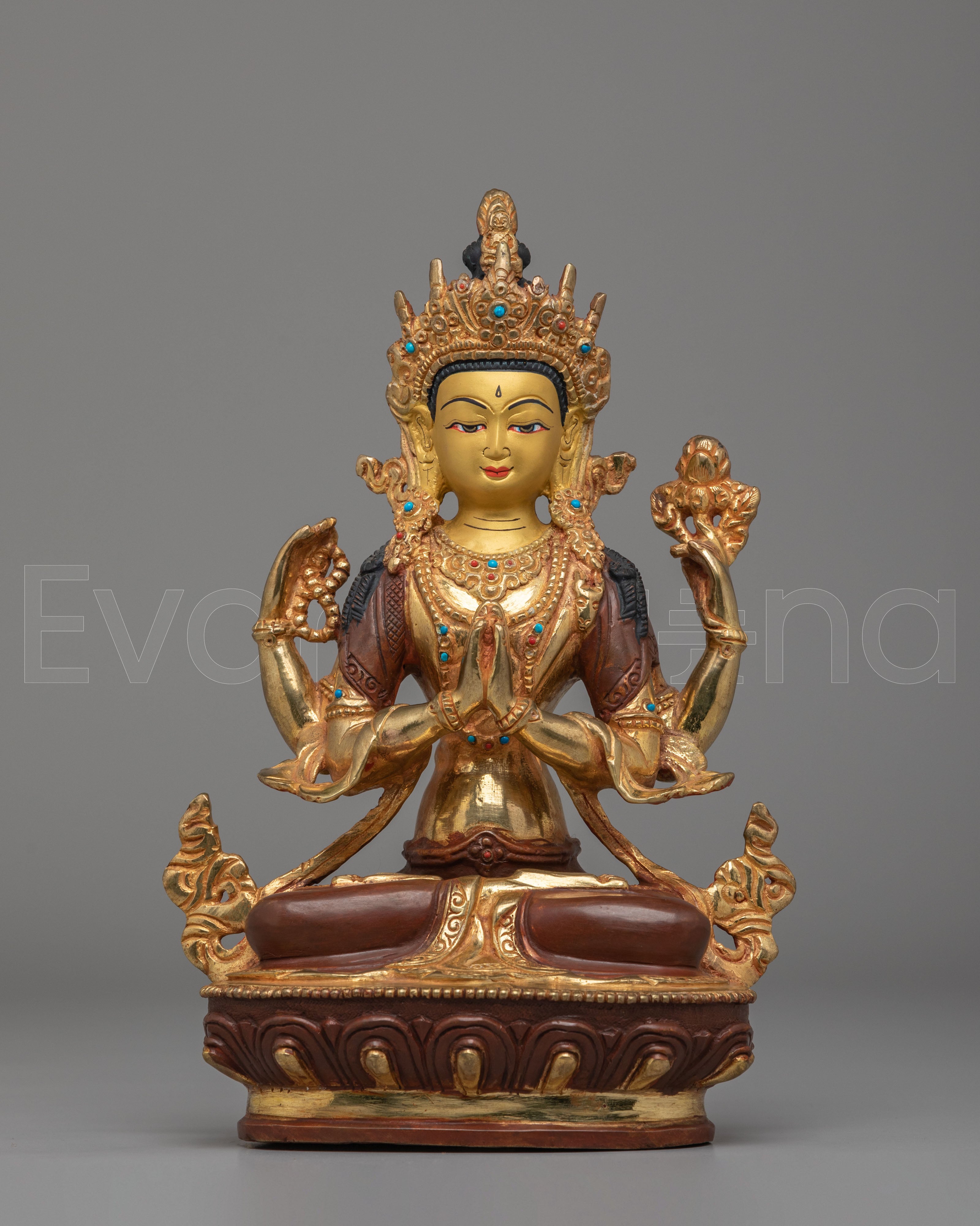 Handmade Chenrezig Deity Statue