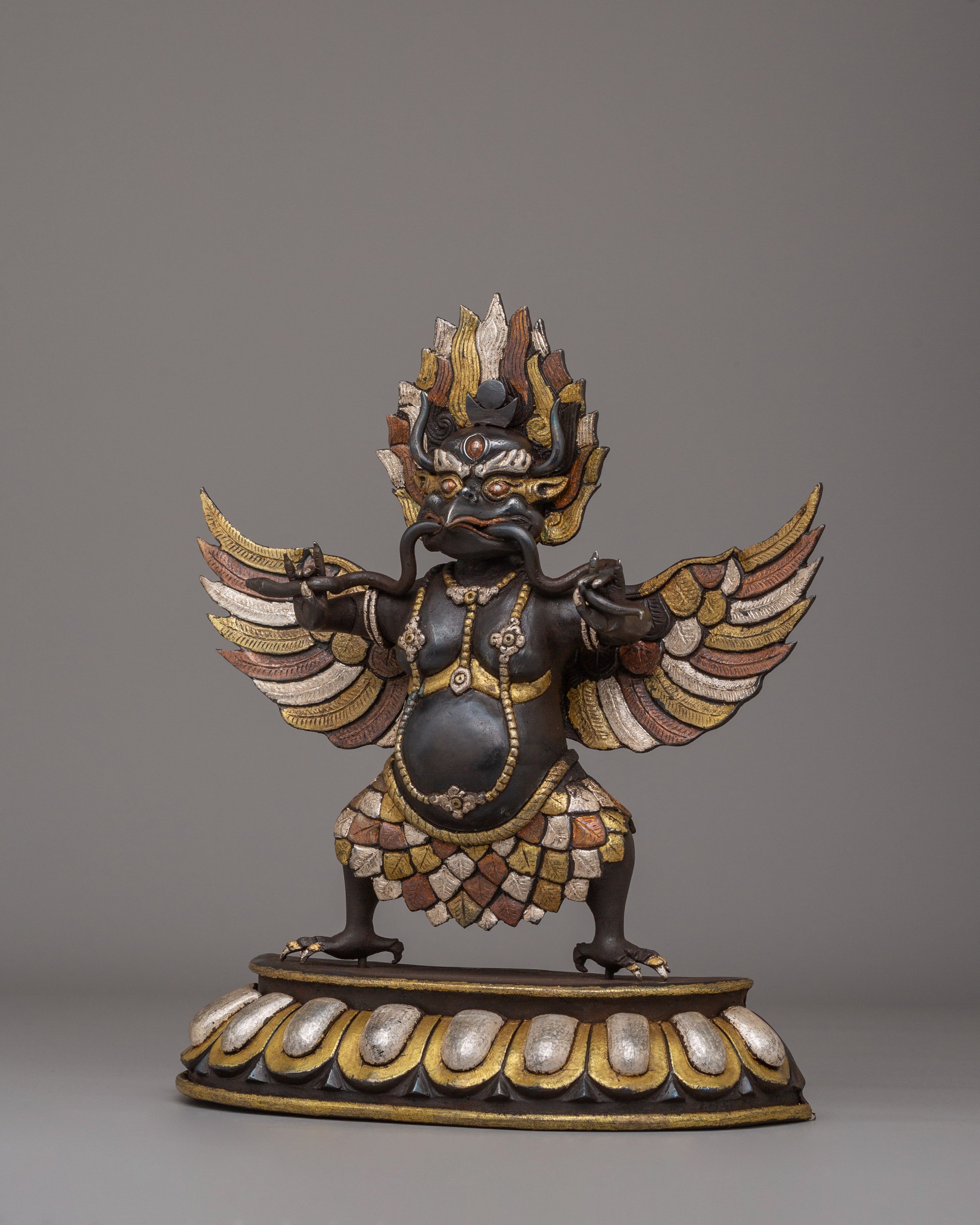 Traditional Garuda Protector Statue | Handcrafted Garuda Sculpture