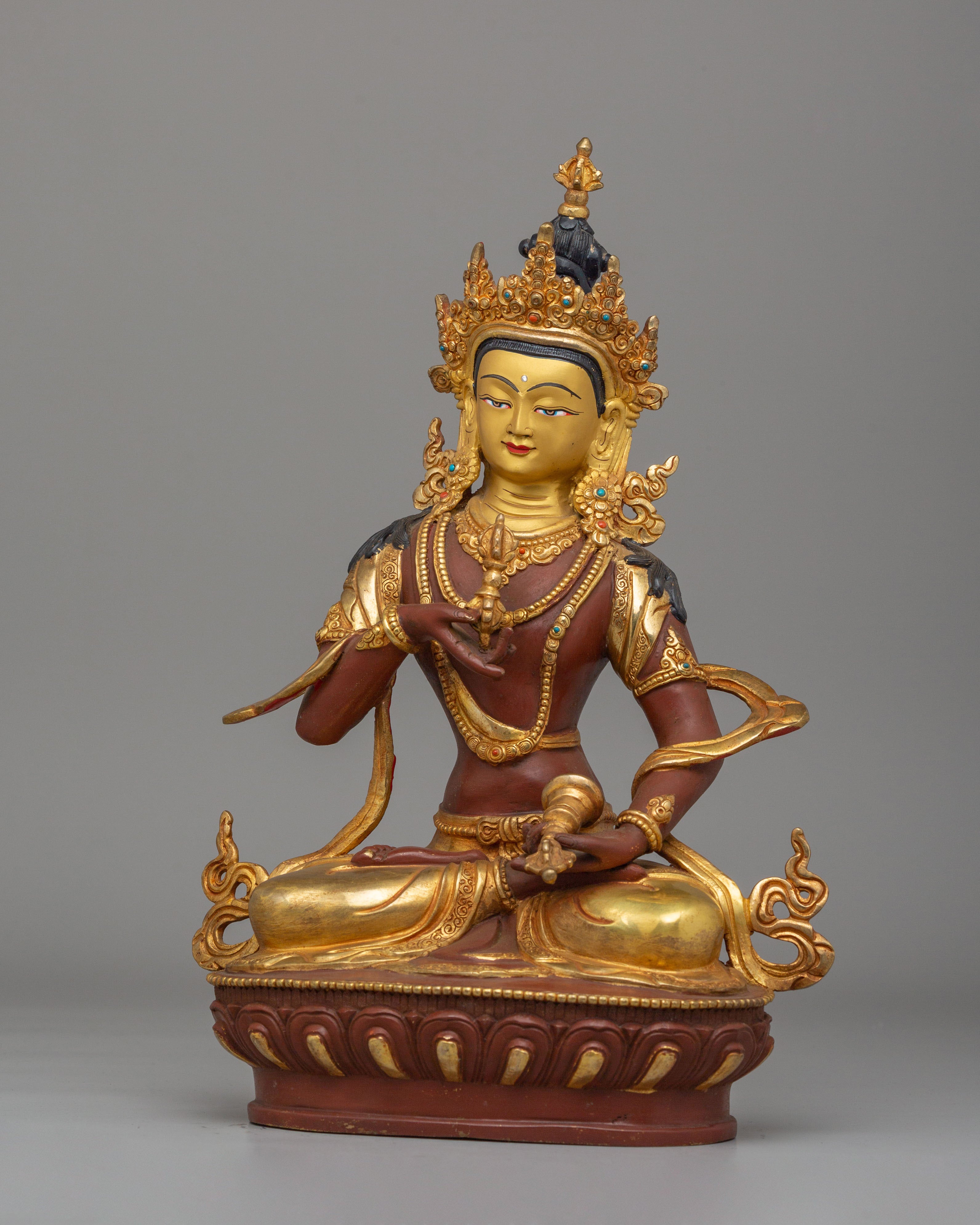 Handmade Purification Deity Vajrasattva Statue | Spiritual Meditation Decor