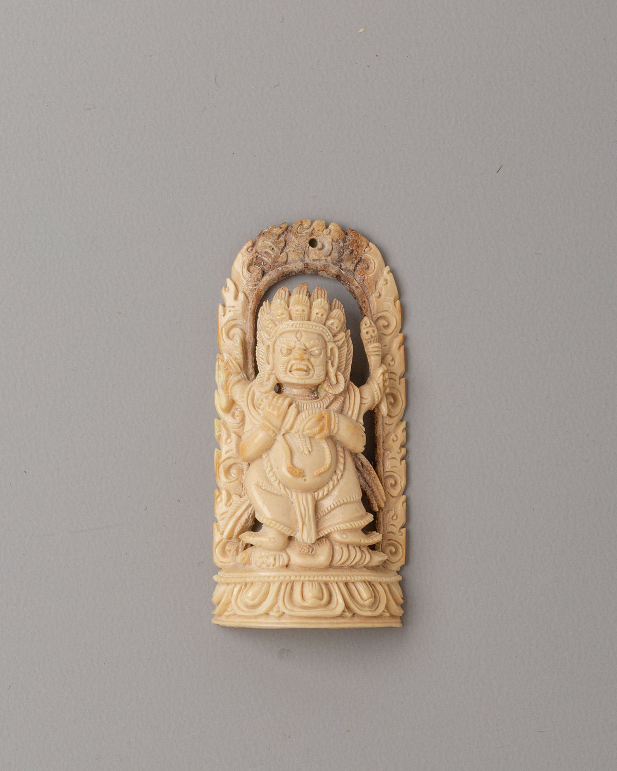 Handcrafted Mahakala Locket Set | Sacred Tibetan Amulet Jewelry