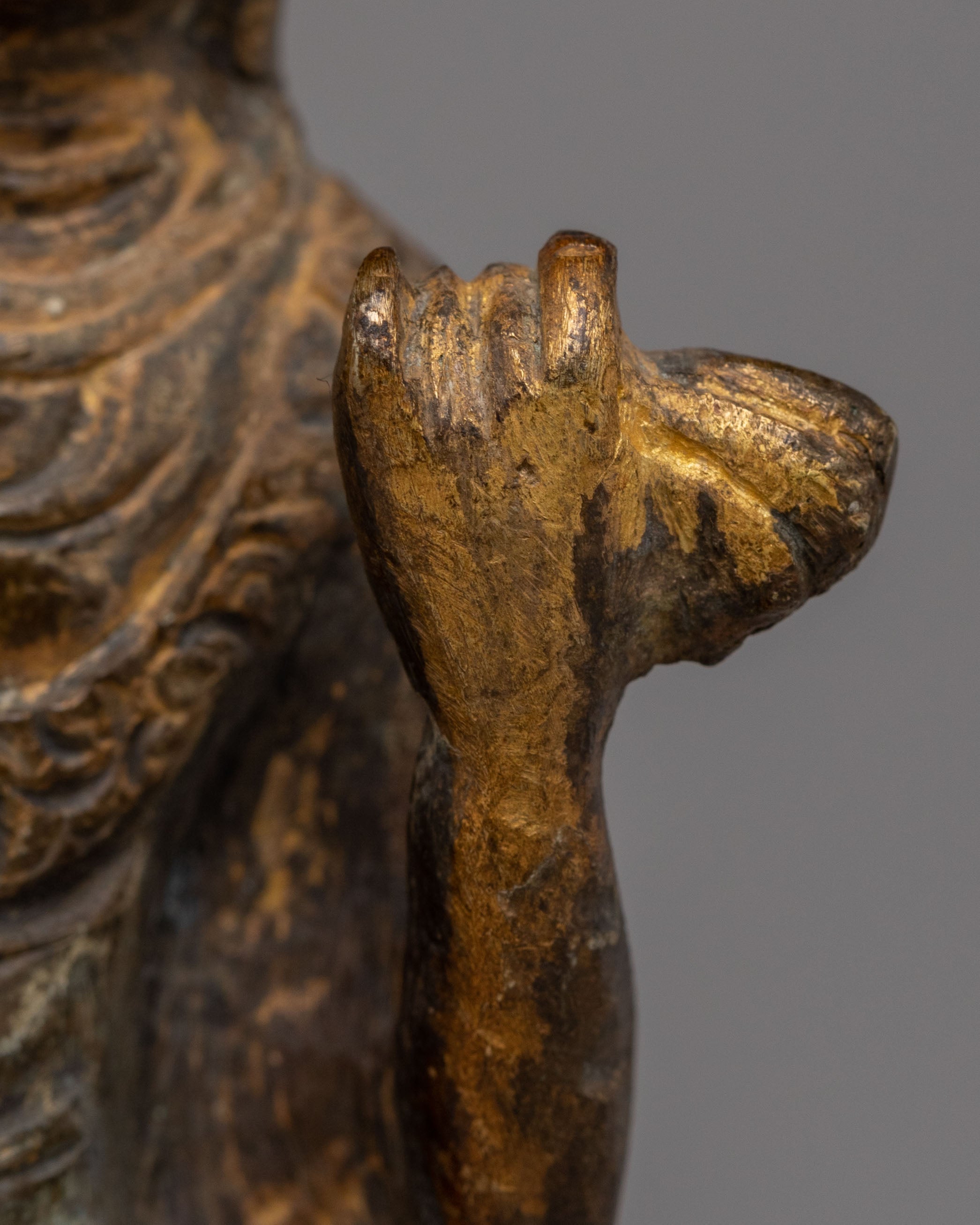 Himalayan Dipankara Buddha Figurine | Symbol of Light and Enlightenment