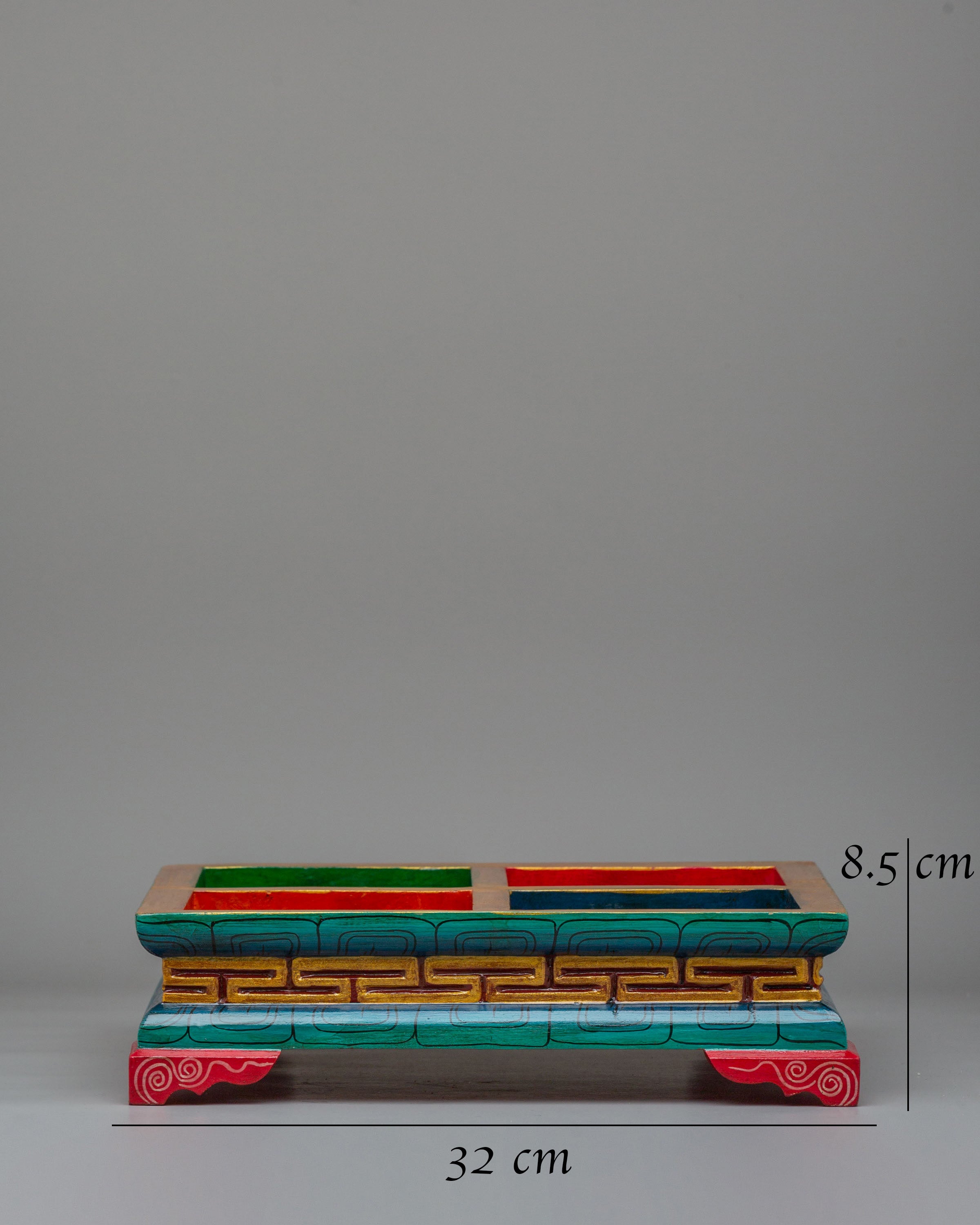 Spiritual Tibetan Tray | Traditional Himalayan Artwork