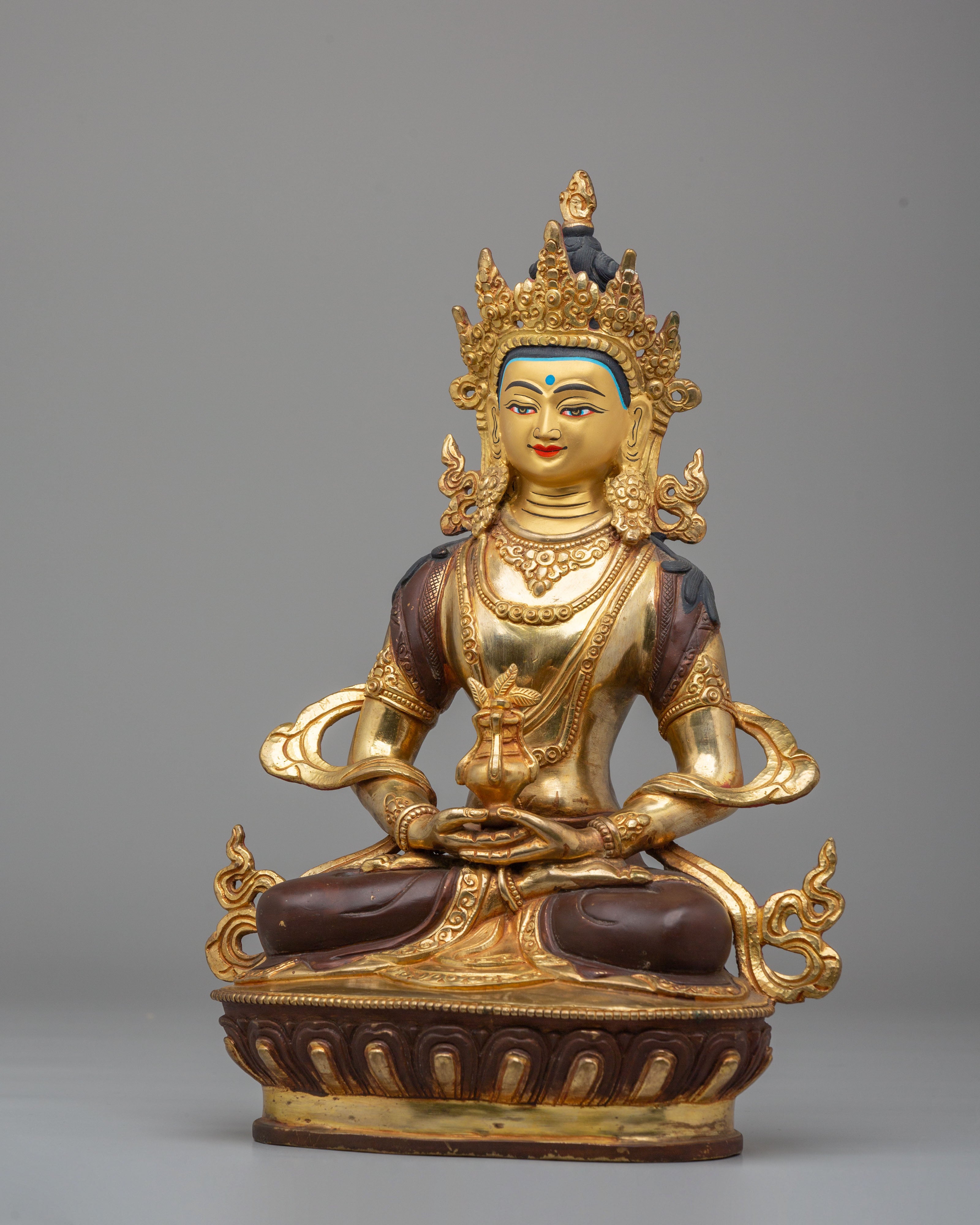 Tibetan Buddhist Amitayus Statue | The Buddha of Infinite Life