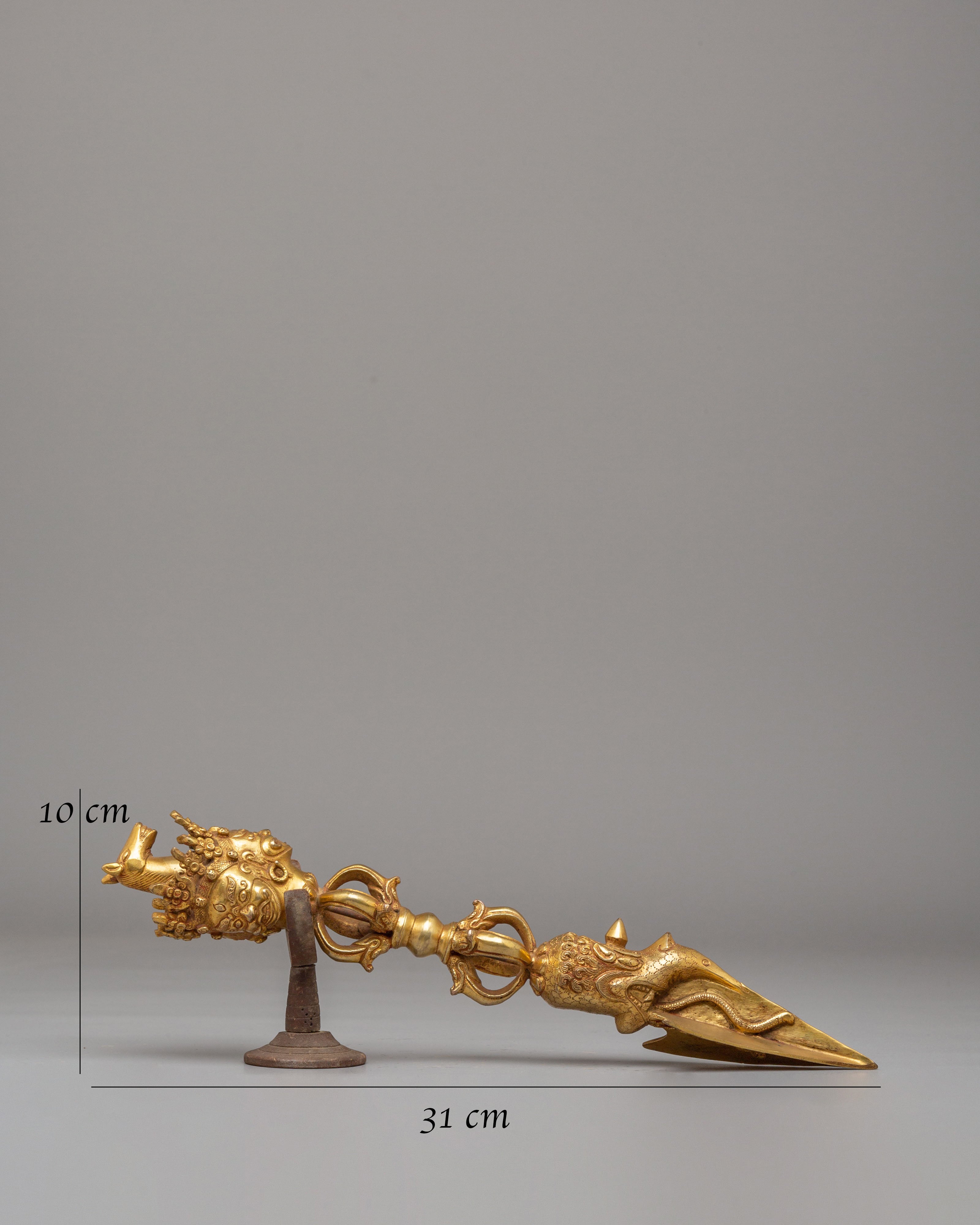Handcrafted Altar Phurba | Ritual Dagger for Tantric Practice