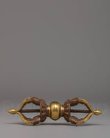 Fire Gold Vajra for Ritual Use