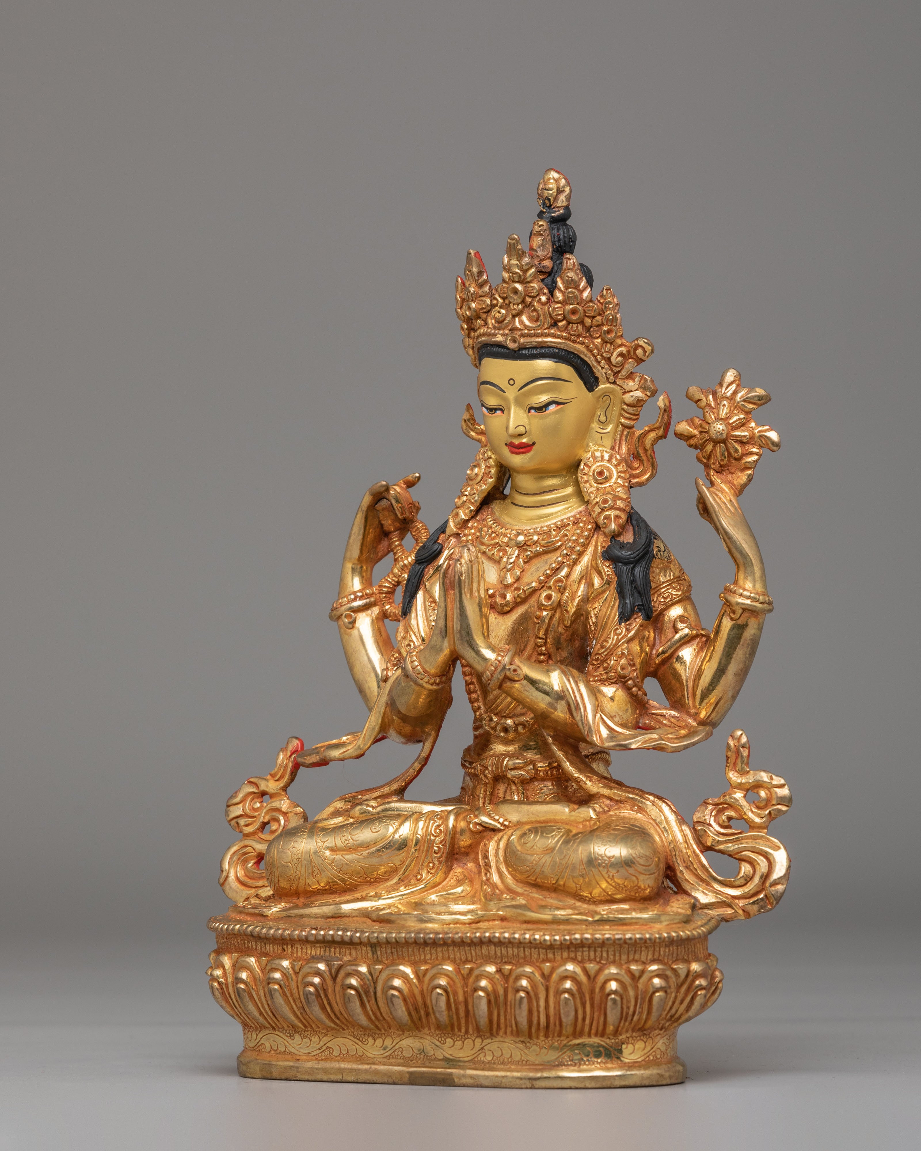 Chenrezig Buddhist Altar Statue | Bodhisattva of Compassion