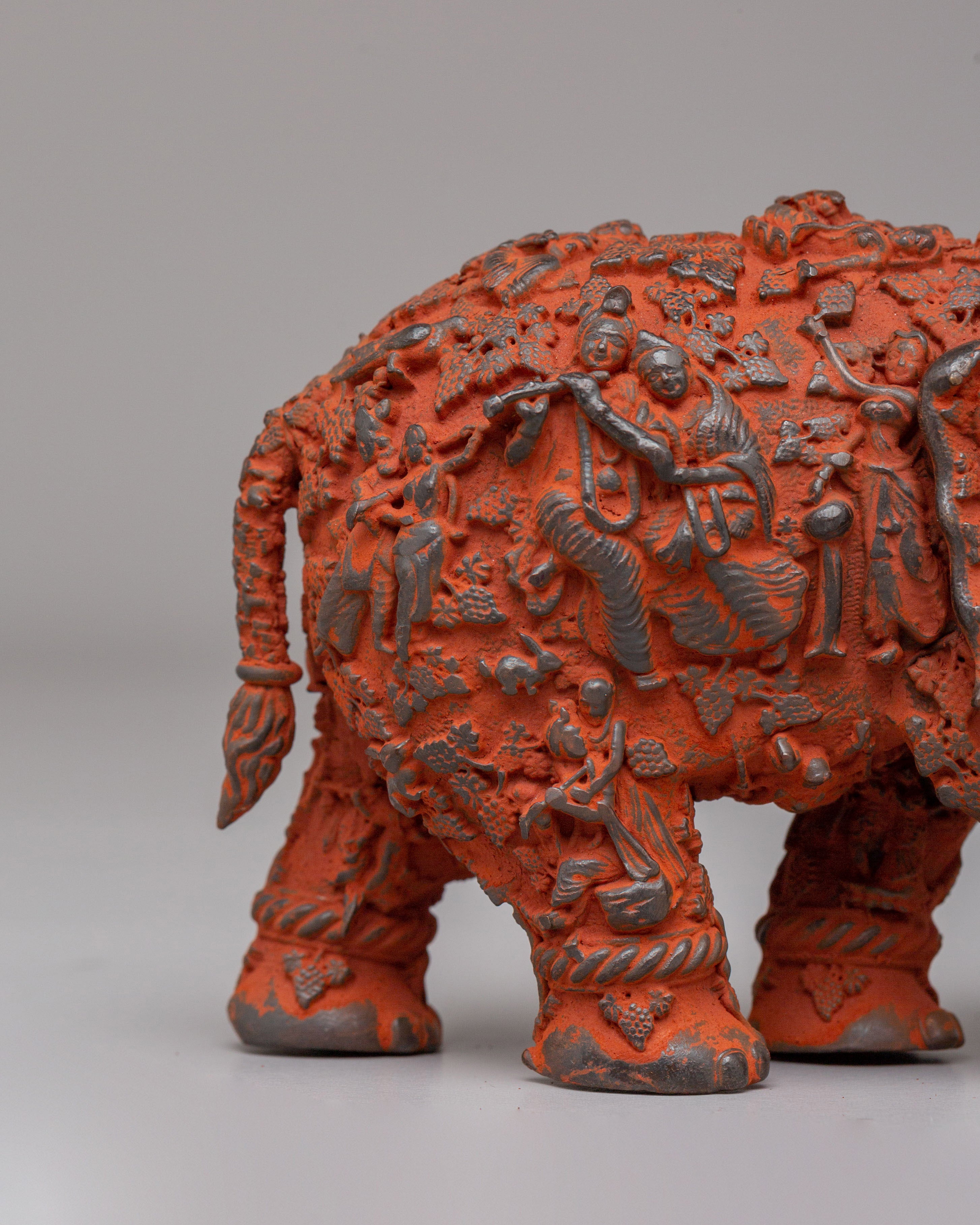 Handcrafted Elephant for Altar Decor | A Symbol of Wisdom and Strength